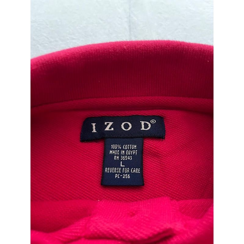 Izod VTG 80s Izod Red Short Sleeve Polo Shirt NWOT Size US L / EU 52-54 / 3 - 4 Thumbnail