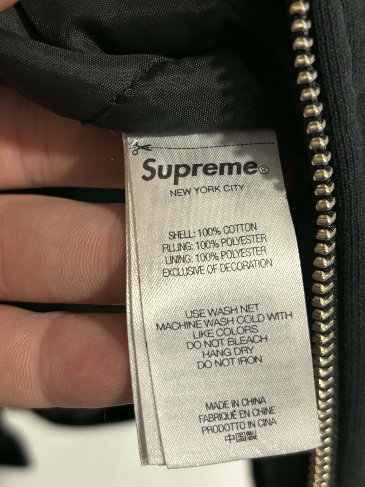 Supreme Supreme Patches Hooded Zip Up Shirt 'Black' 06-20-2025 Size US L / EU 52-54 / 3 - 15 Thumbnail