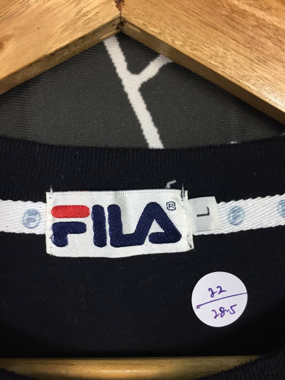 Fila × Vintage Fila Center Logo Casual Brand Essential Tee Size US L / EU 52-54 / 3 - 7 Thumbnail