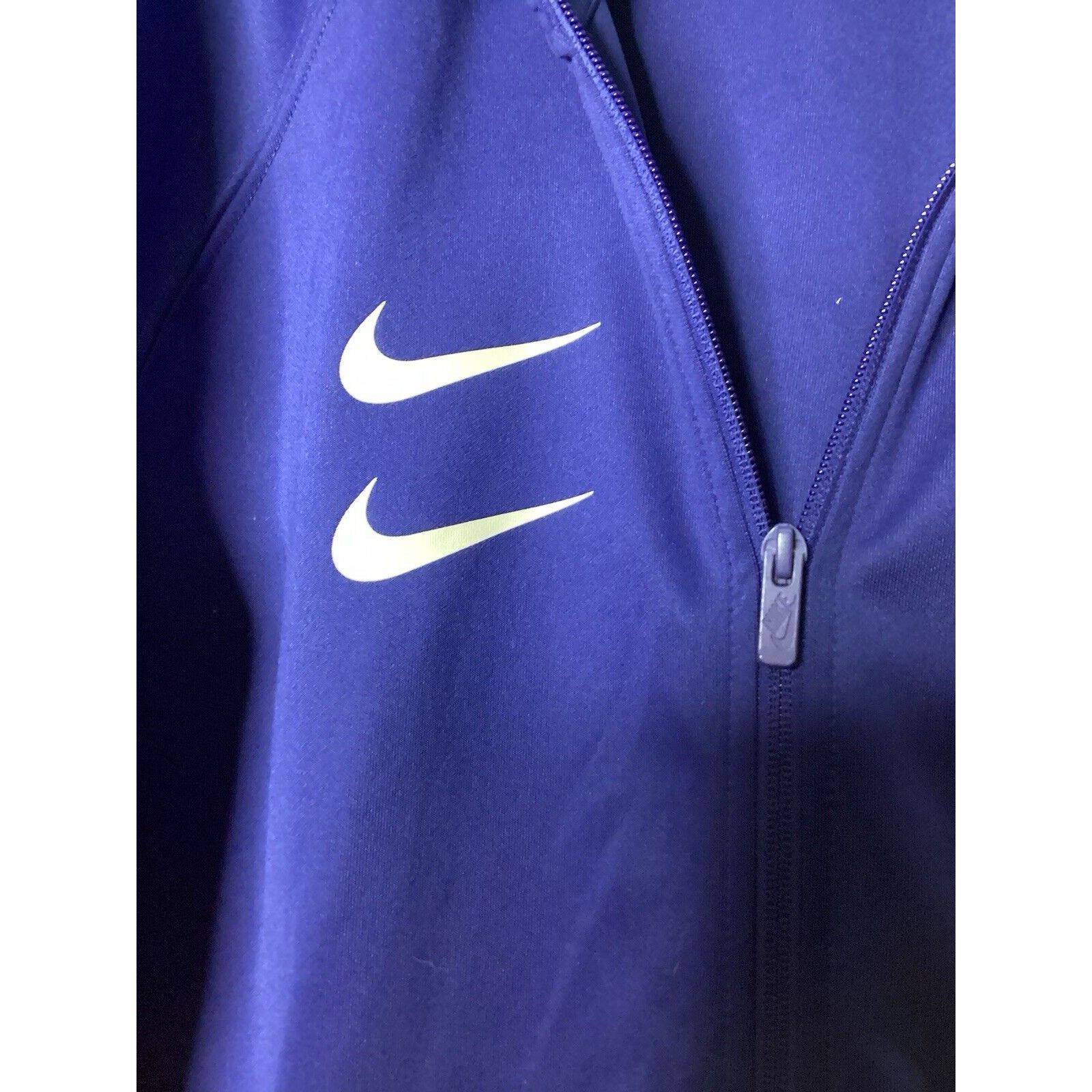 Nike Nike Swoosh Track Suit Full Zip Light Jacket Royal Blue LG Size US L / EU 52-54 / 3 - 3 Thumbnail