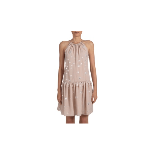Stars Fil Coupe Halter Dress Size 38