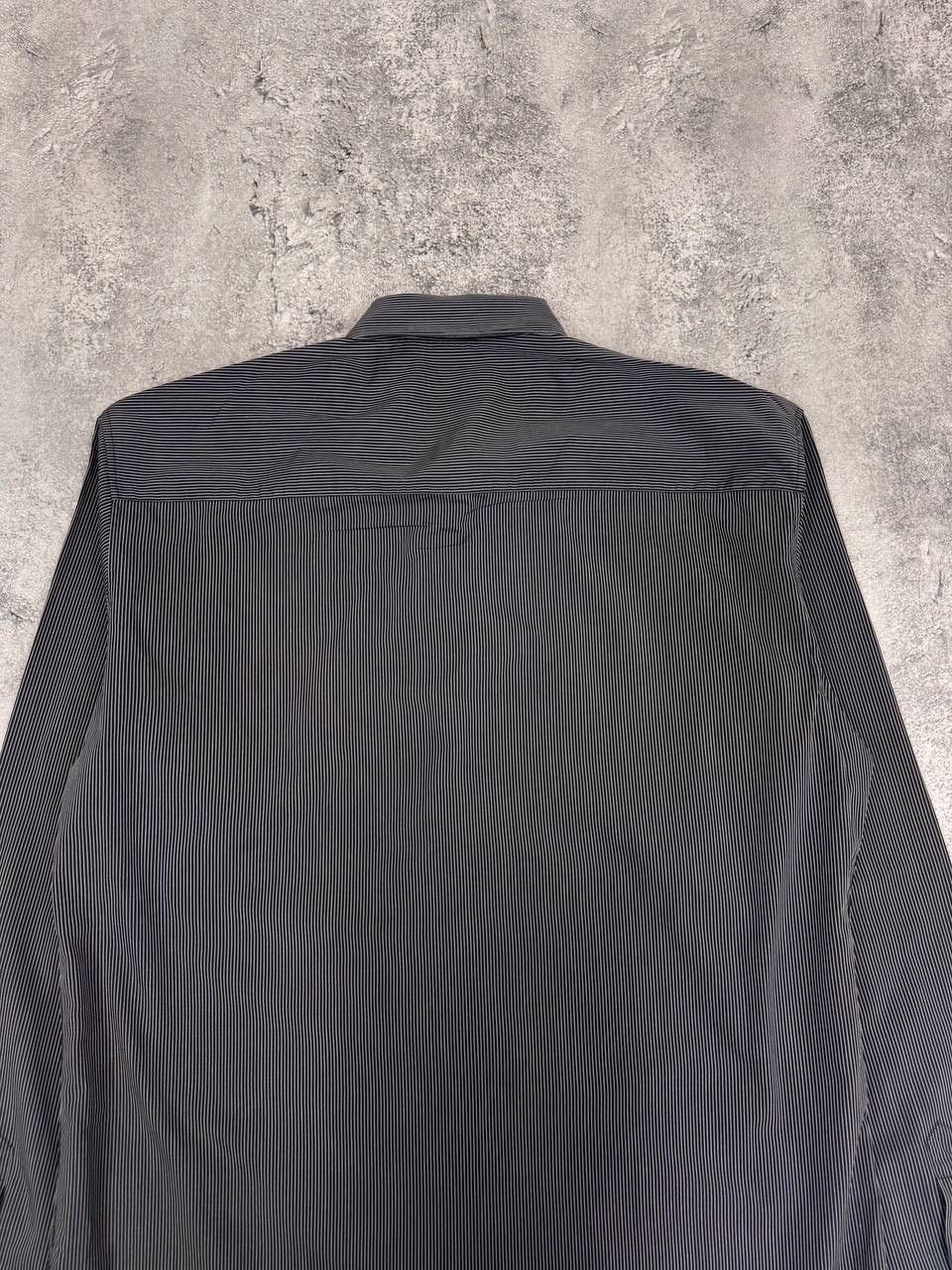 Z Zegna Z Zegna Men Drop 8 Striped Shirt Black Size L Size US L / EU 52-54 / 3 - 8 Thumbnail