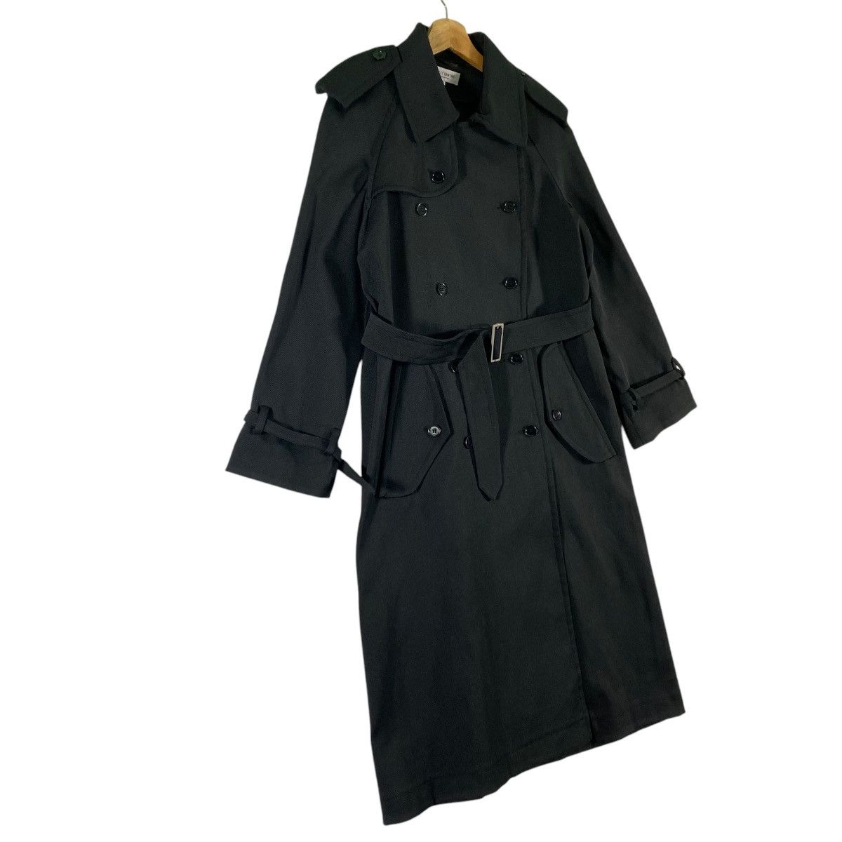 Designer Vintage Ter Et Bantine Long Coat Size 40 (S/M) Black Colour Size S / US 4 / IT 40 - 3 Thumbnail