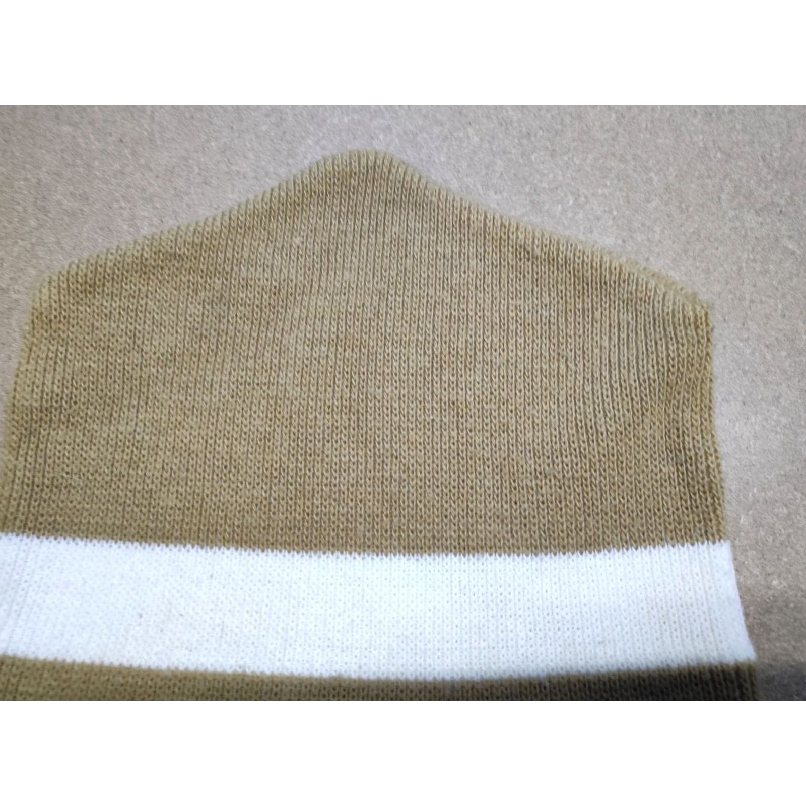 Puma VINTAGE PUMA Beanie Hat Ski Beige One Size Made in West Germany Logo Lined Winter Knit Unisex Adults Mens Womens Size ONE SIZE - 4 Thumbnail