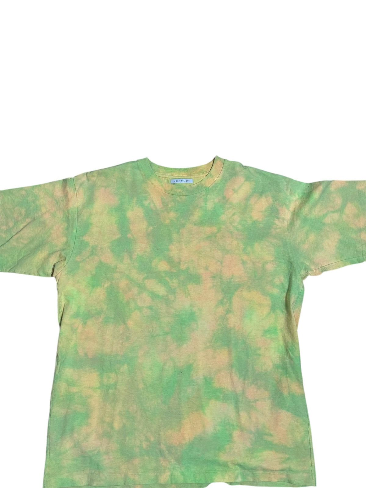 John Elliott 🔥John Elliott Neon Green Tie-Dye T shirt/John Elliot T-shirt Size US L / EU 52-54 / 3 - 3 Thumbnail