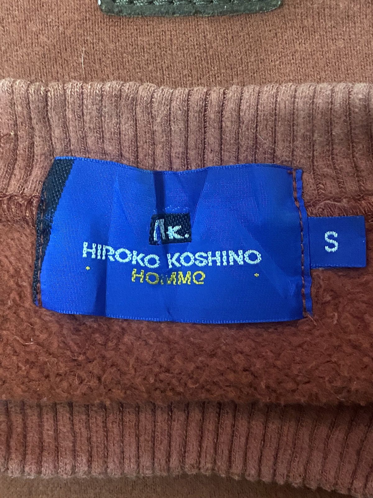 Hiroko Koshino Homme × Vintage Vintage Hiroko Koshino Homme Embroidery Design Sweatshirt Size US M / EU 48-50 / 2 - 9 Thumbnail