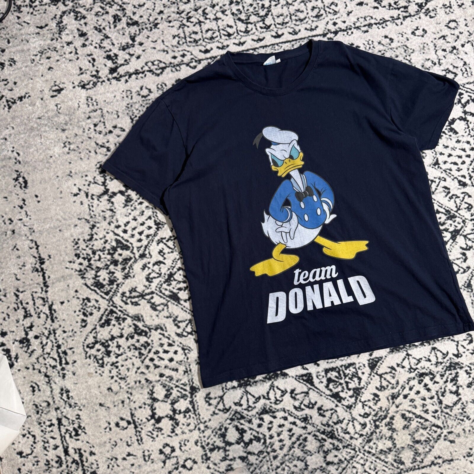 Vintage Vintage Unisex Navy Blue Cotton T-Shirt Size XL Donald Duck Size US XL / EU 56 / 4 - 3 Thumbnail
