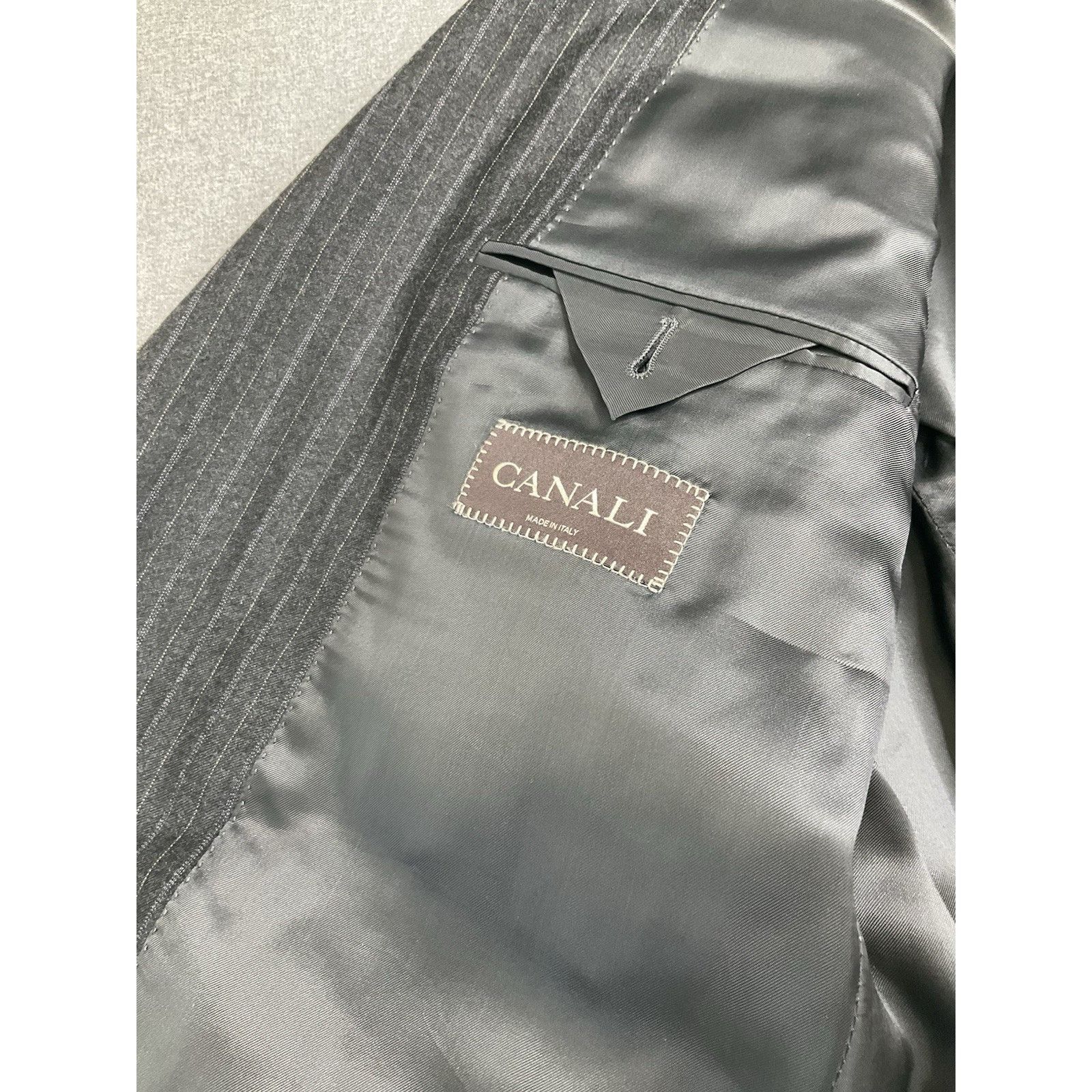 Canali Canali Italy Black suit -AL13290/38 Size IT 54 / US 44R Size 44R - 12 Thumbnail