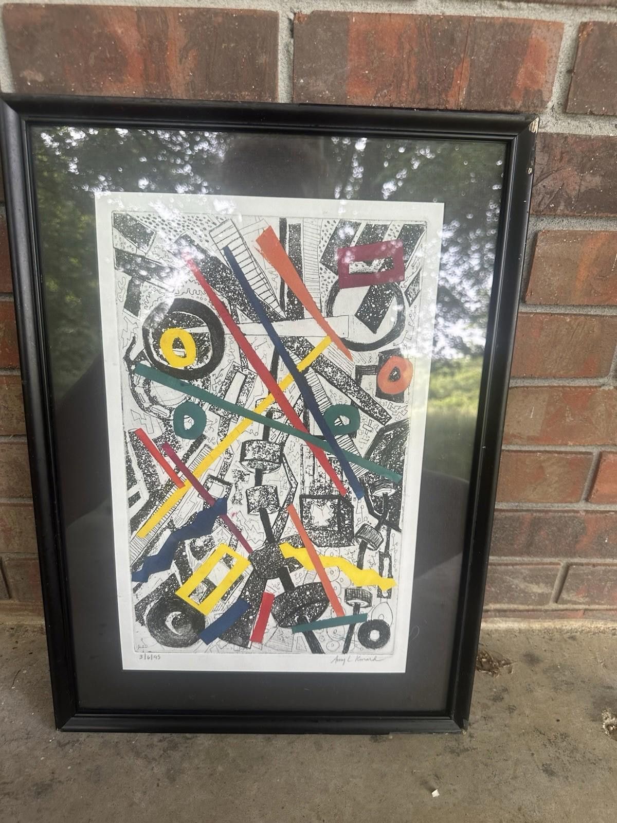 Designer 90s Abstract Art Wallhanging Amy Kinard Size ONE SIZE - 1 Thumbnail