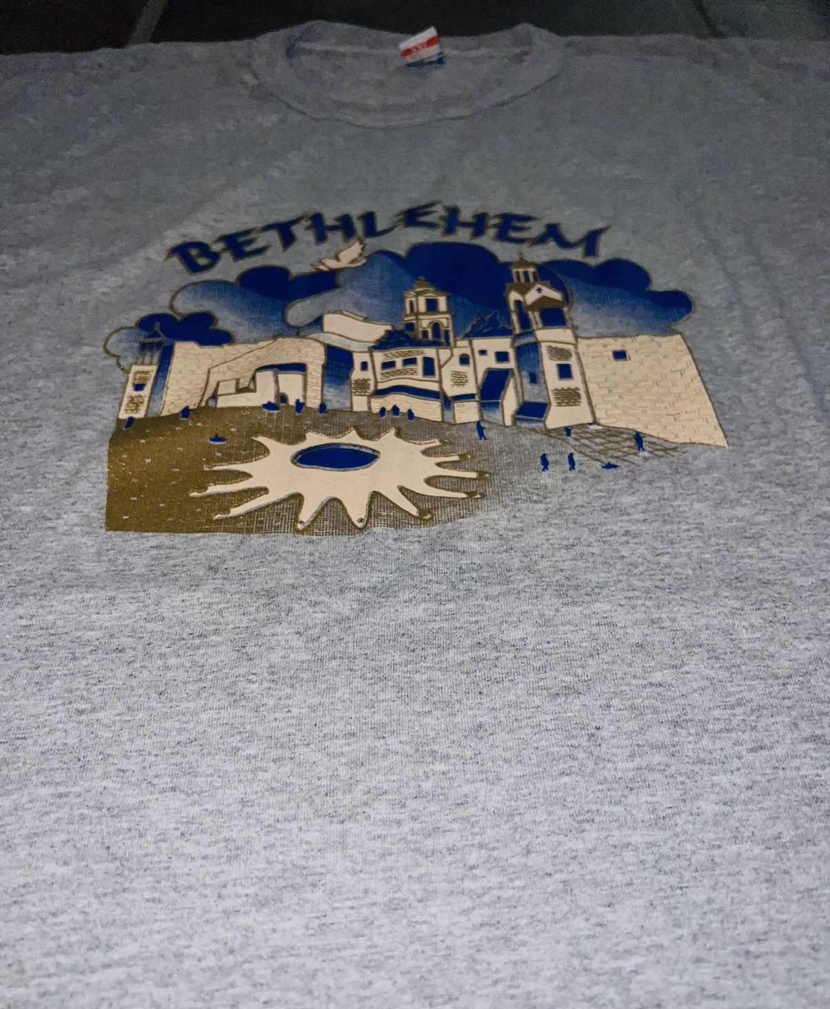 Vintage VINTAGE BETHLEHEM T-SHIRT Size US XXL / EU 58 / 5 - 2 Thumbnail