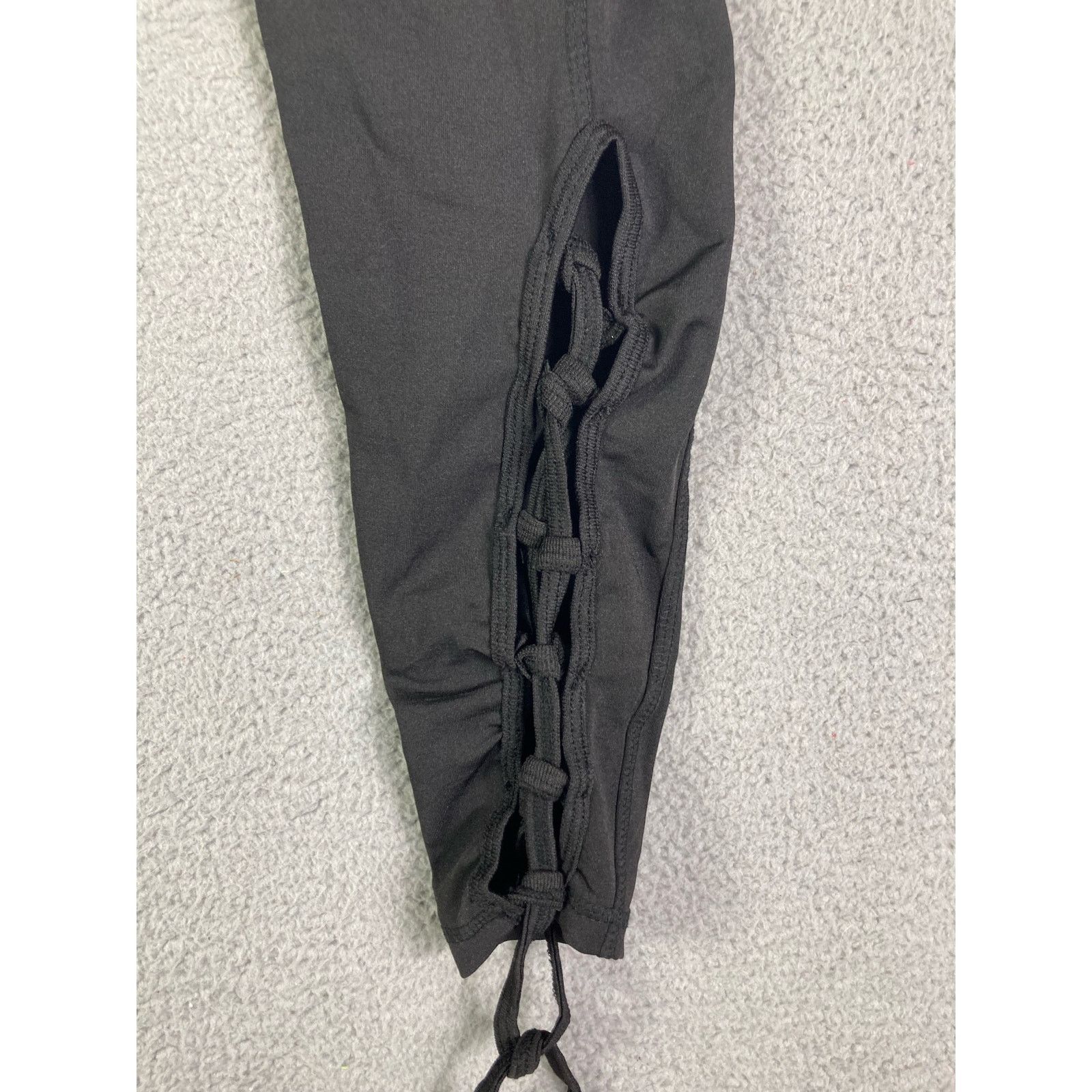 Other Leggings Pants Women Yoga Solid Medium Black New Athletic Size 32" / US 10 / IT 46 - 6 Thumbnail