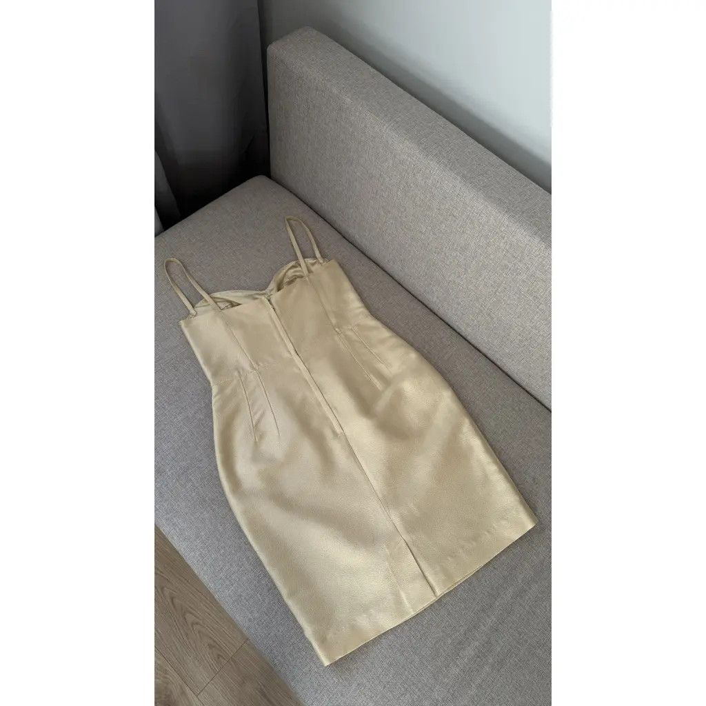 Dolce & Gabbana Dolce & Gabbana Gold Corset Bustier Bodycon Dress Size IT 44 Size M / US 6-8 / IT 42-44 - 7 Thumbnail