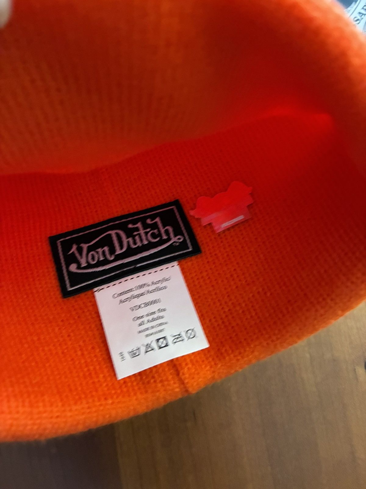 Von Dutch Von Dutch orange beanie Size ONE SIZE - 2 Thumbnail