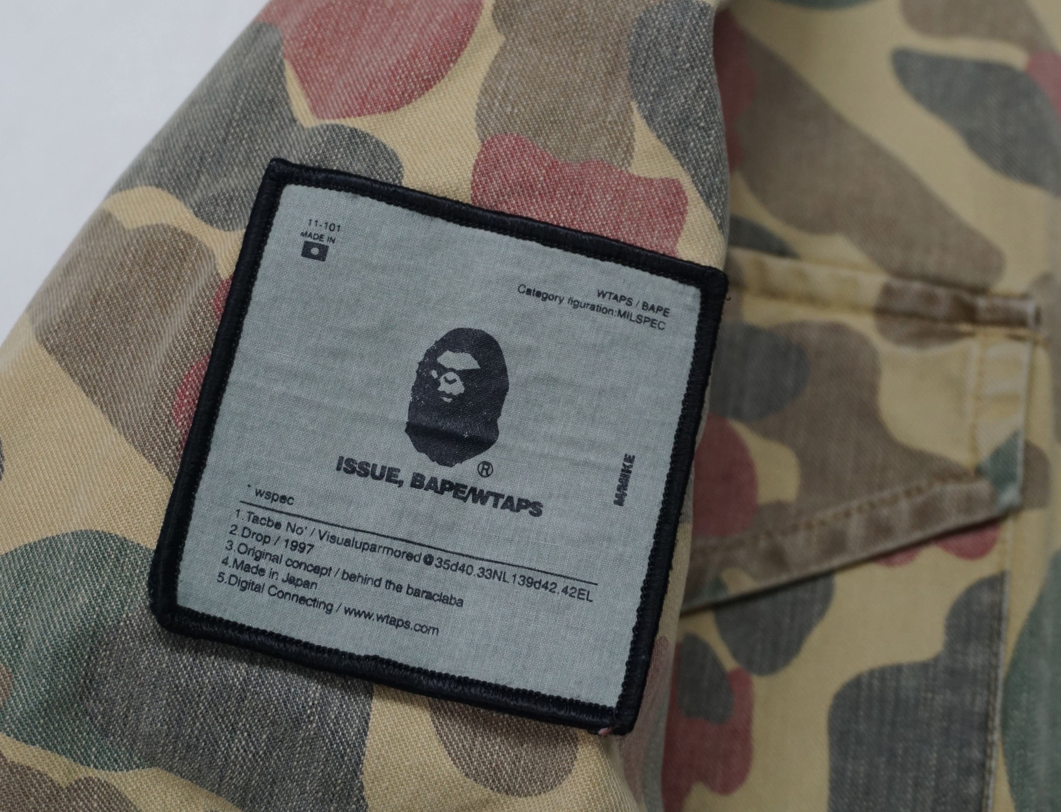Bape × Wtaps 90's Wtaps x A Bathing Ape Bape M-65 Jacket Size US M / EU 48-50 / 2 - 6 Thumbnail