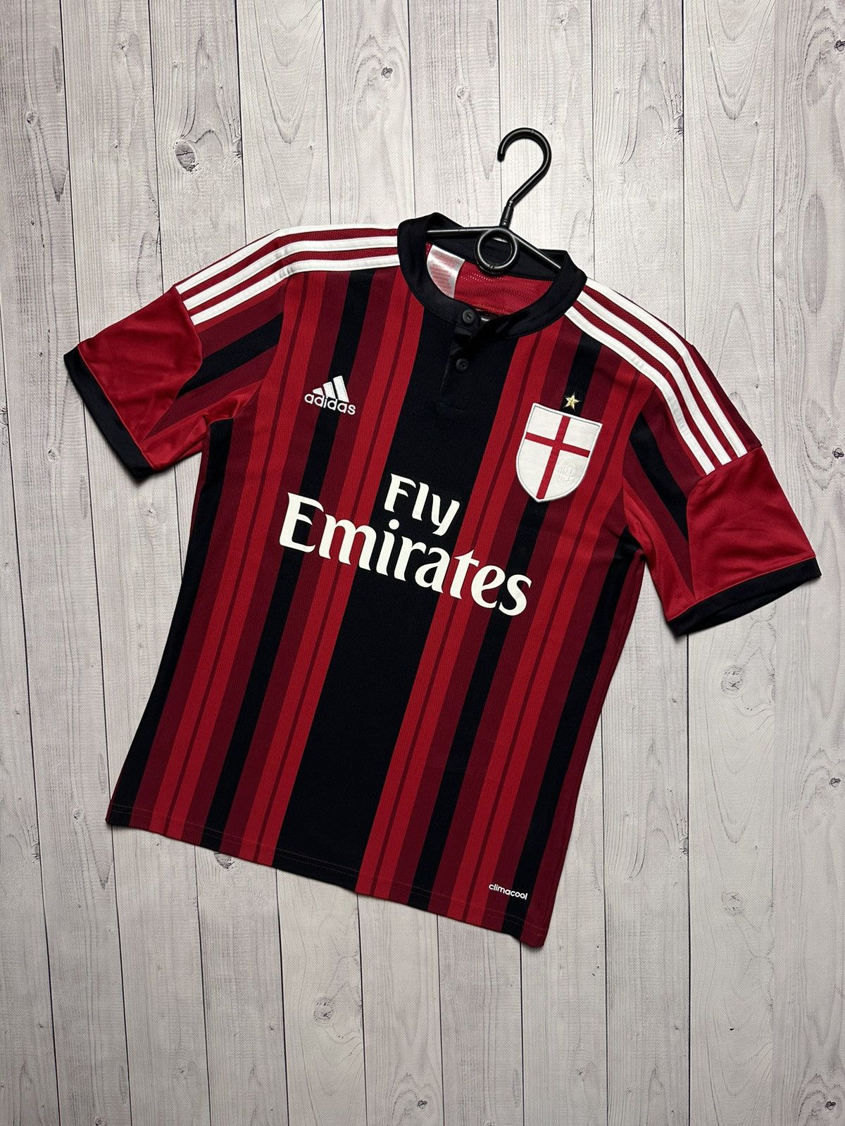 Vintage adidas AC Milan soccer jersey size S 2014