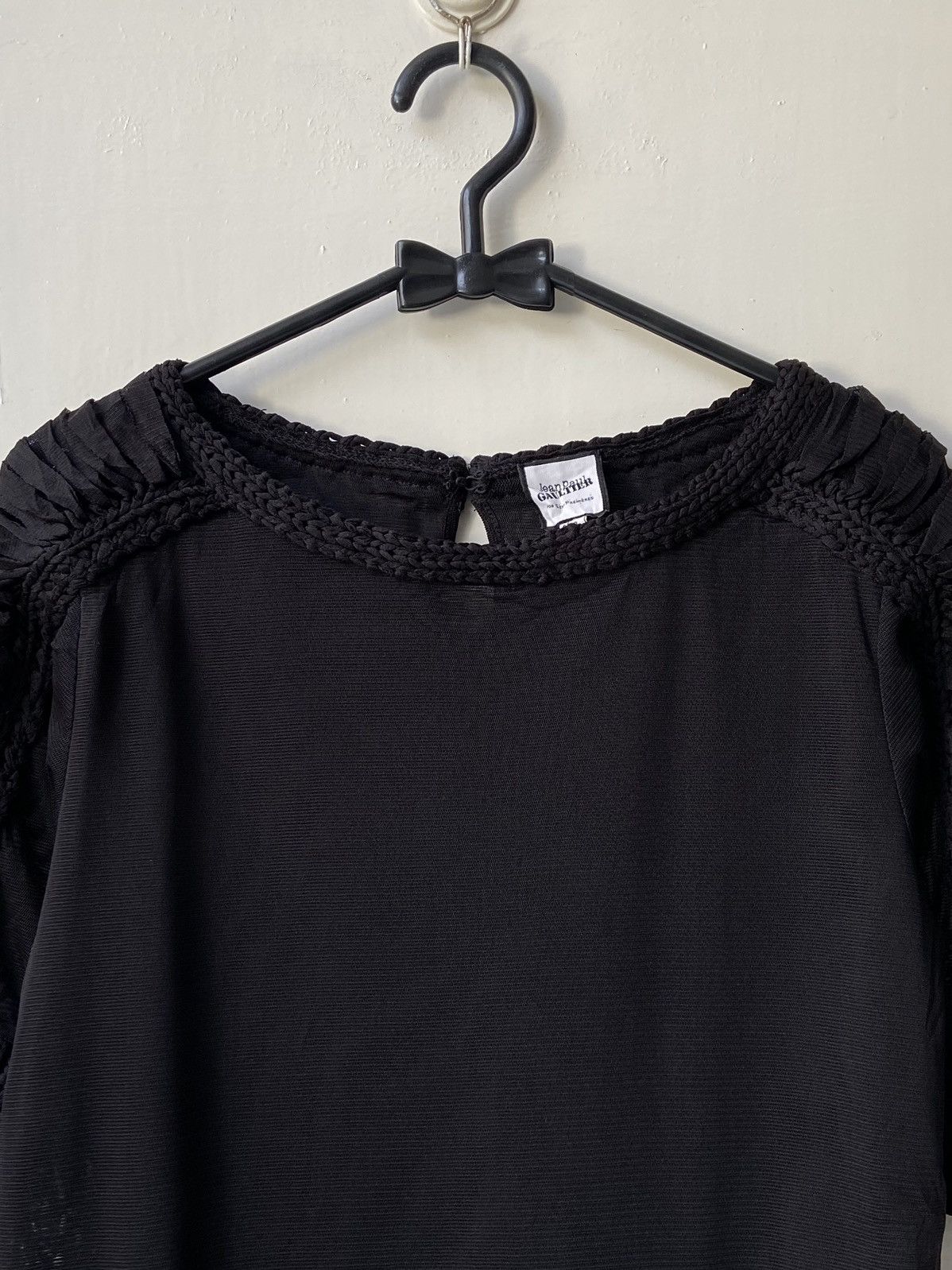 Jean Paul Gaultier JEAN PAUL GAULTIER Black T-shirt Size S / US 4 / IT 40 - 3 Thumbnail