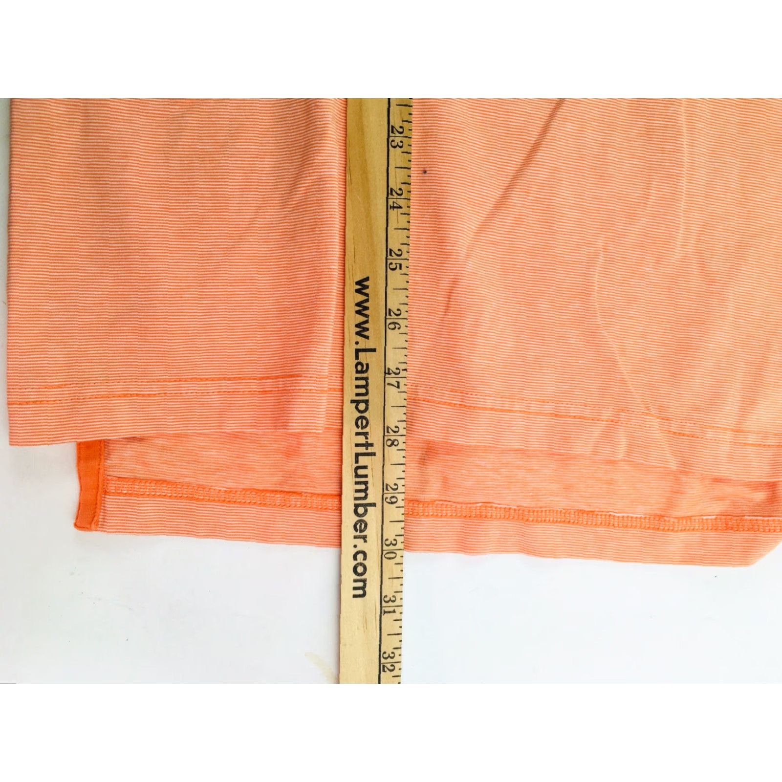 Vintage BOBBY JONES Polo Shirt Men Short Sleeve Orange Striped Pima Cotton Large Size US L / EU 52-54 / 3 - 6 Thumbnail