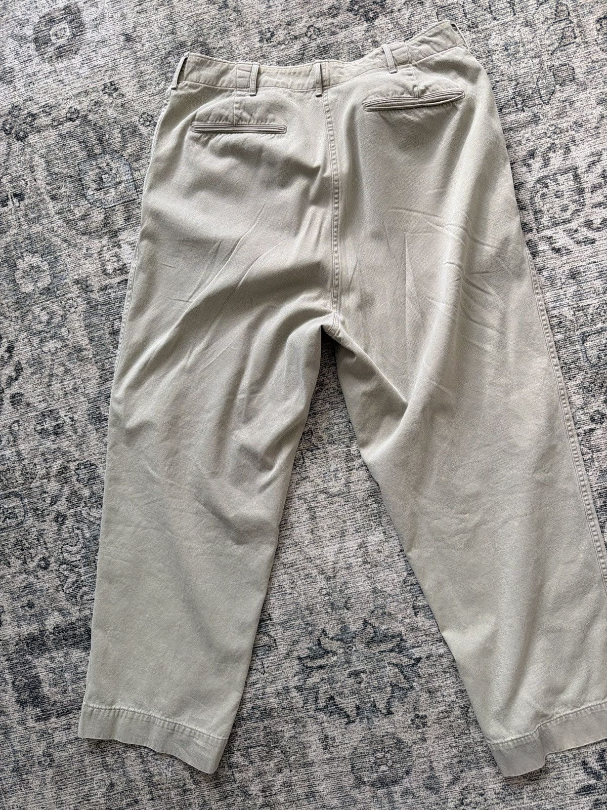 A.PRESSE A.Presse Vintage Chino Trousers Size US 31 - 4 Thumbnail