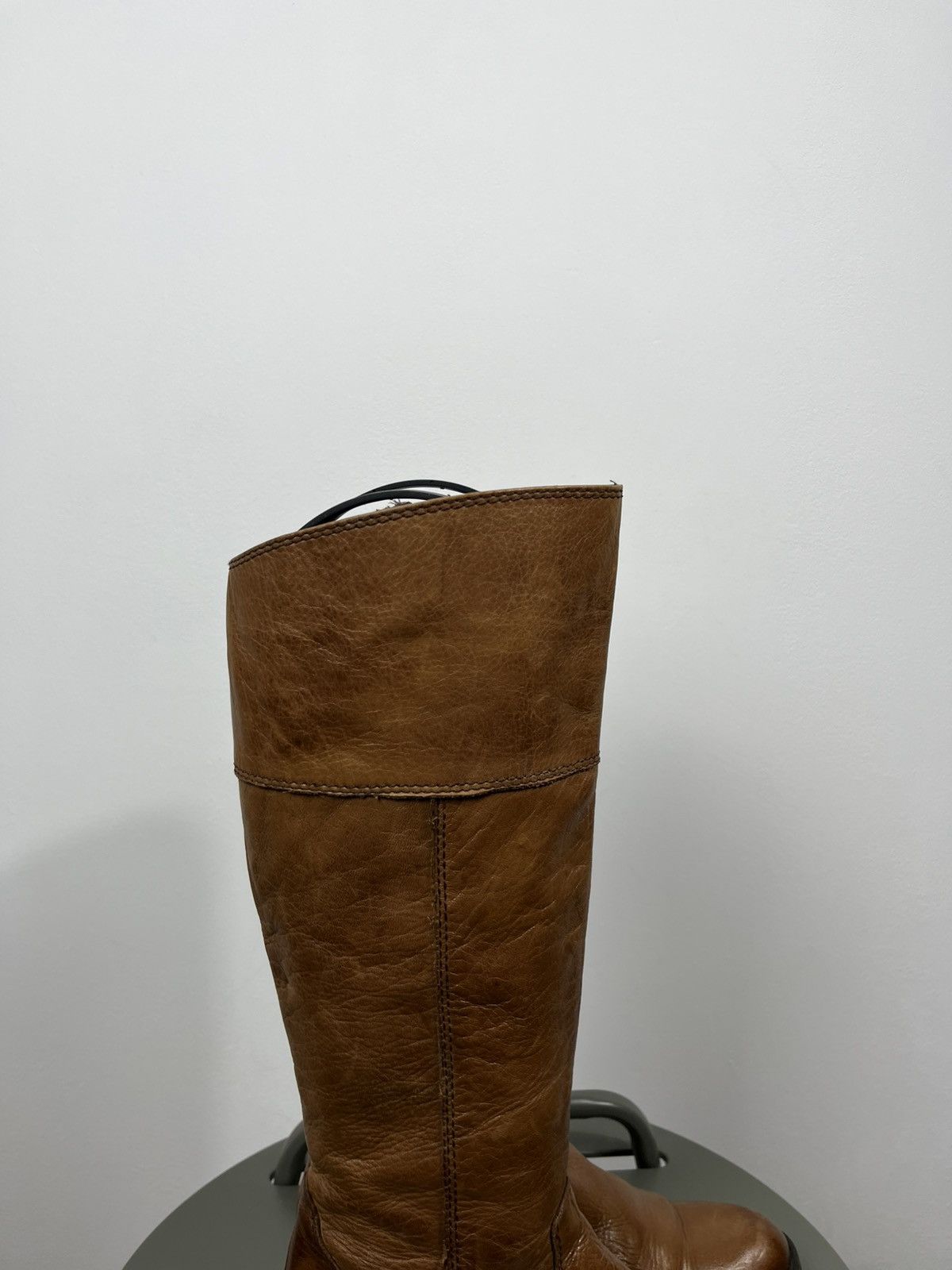 Other Western Leather Knee High Boots Brown EU 37 Size US 6 / IT 36 - 4 Thumbnail