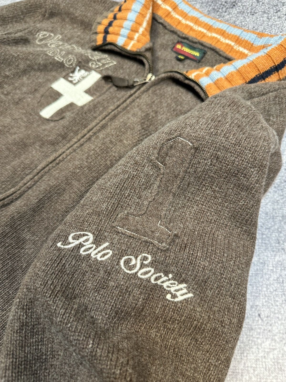 La Martina Vintage La Martina Zip Up Sweater Streetwear Rare Casual VTg Size US XL / EU 56 / 4 - 4 Thumbnail