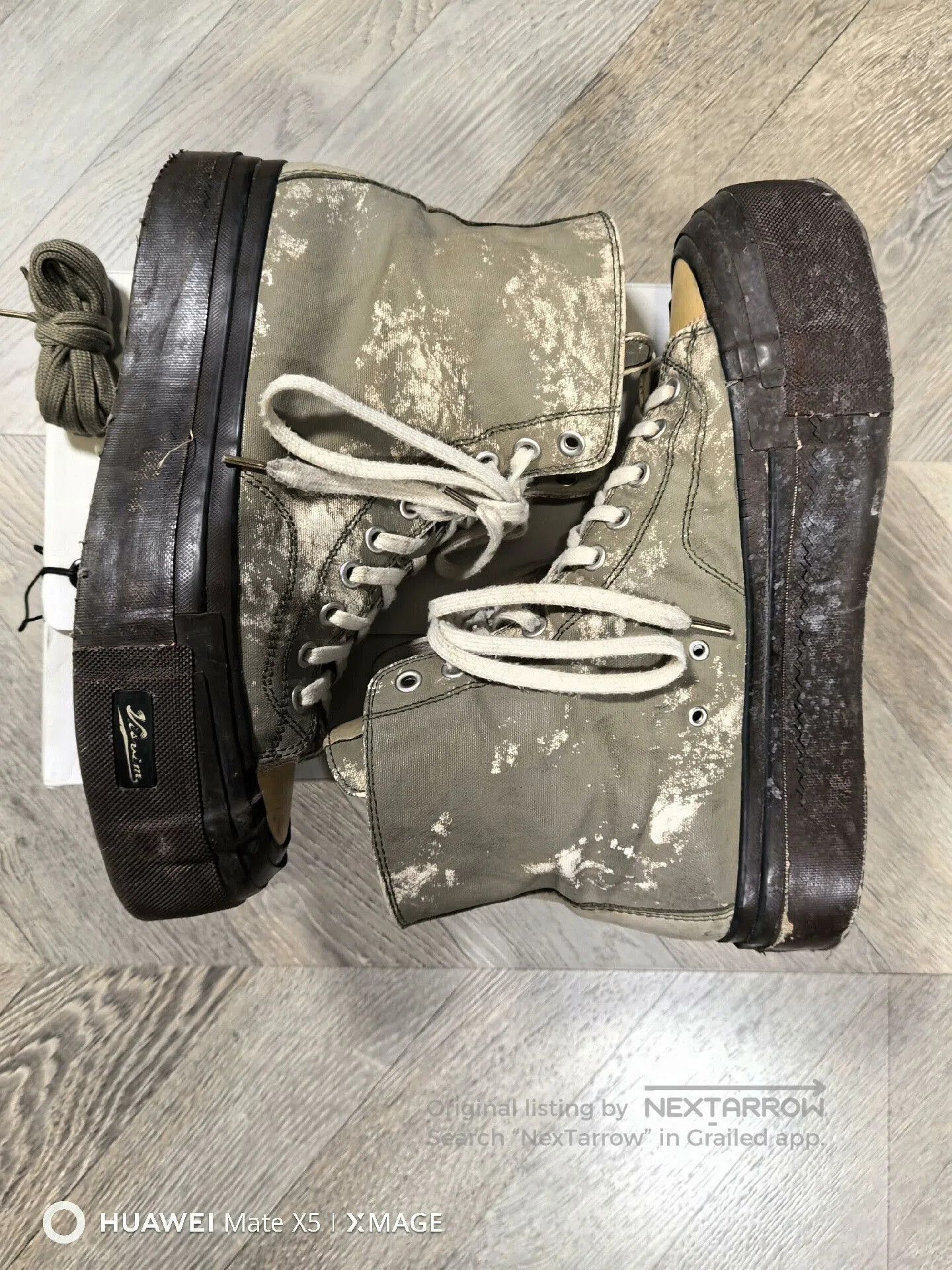 Visvim visvim skagway hi g.patten canvas shoes. Size US 10.5 / EU 43-44 - 3 Thumbnail