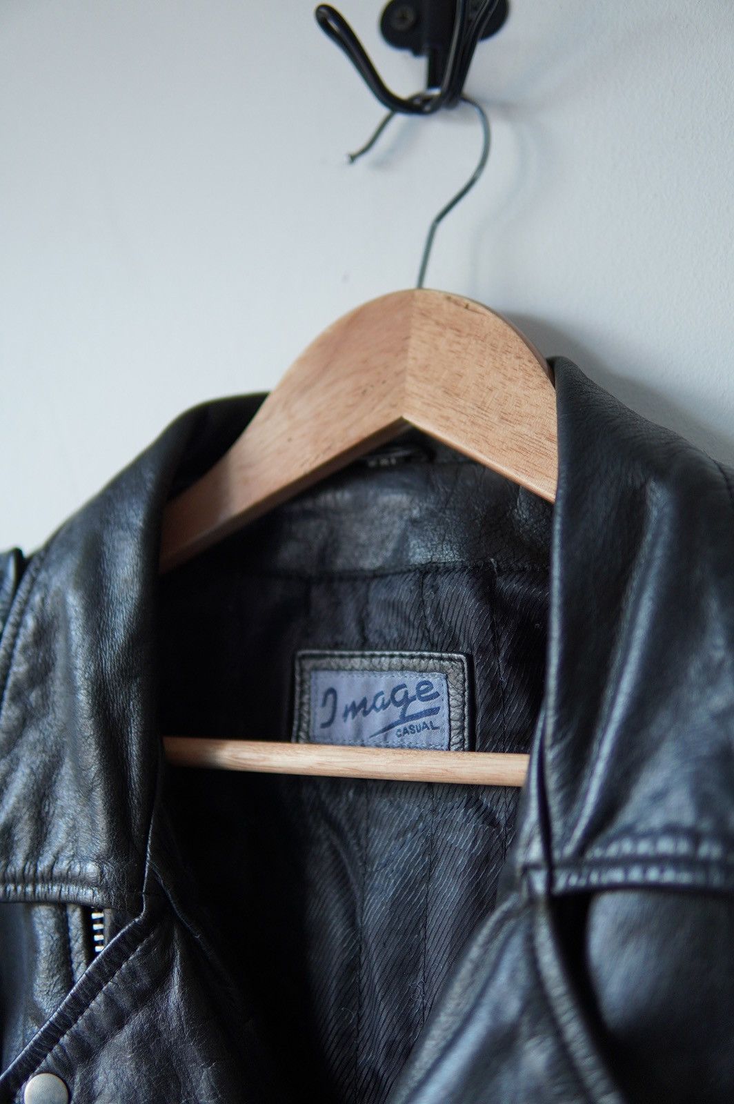 Genuine Leather Vintage Leather Biker Moto Jacket Size US L / EU 52-54 / 3 - 8 Thumbnail