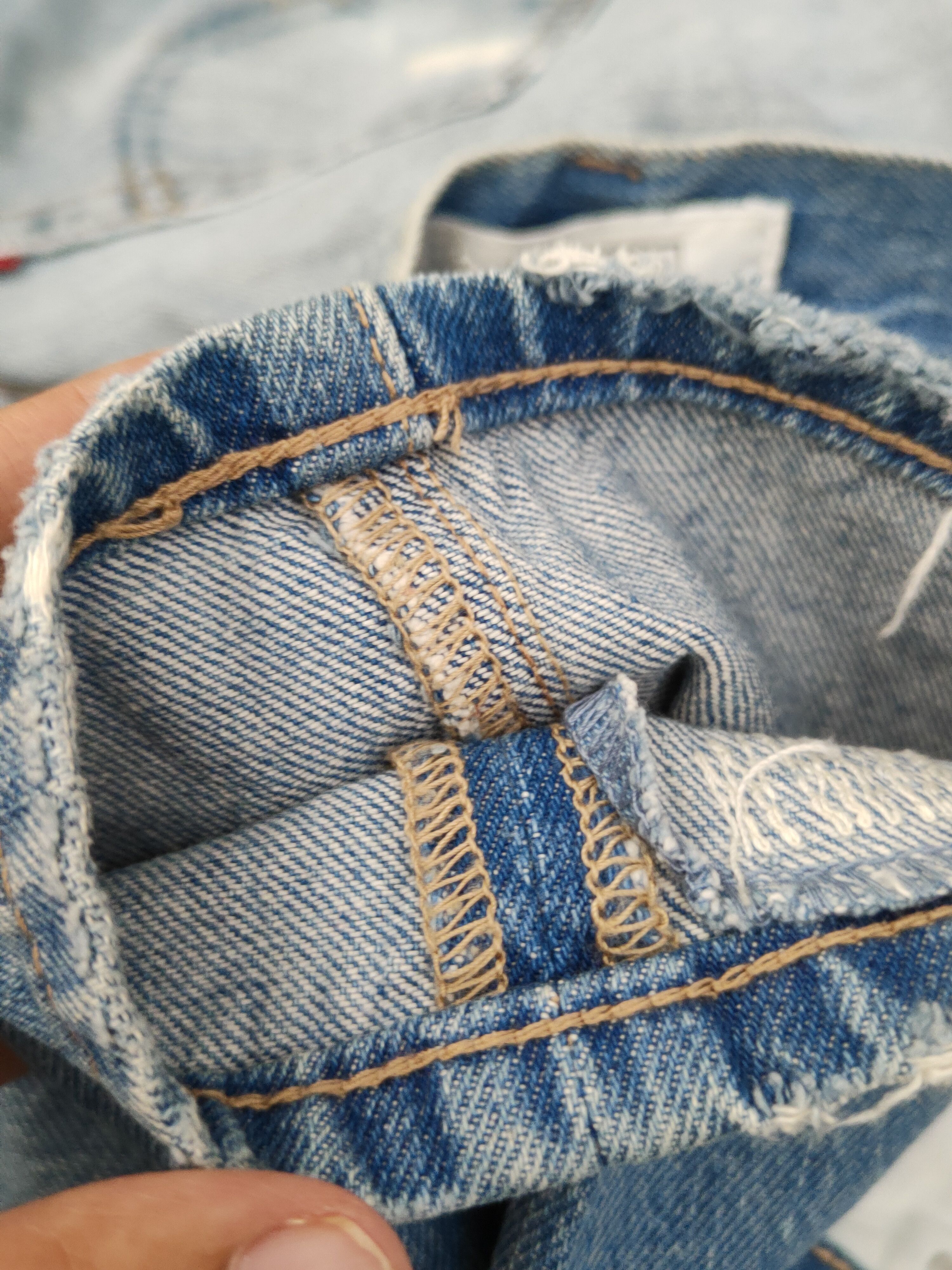 LOWRYS FARM × Vintage Lowrys Farm Blue Distressed Ripped denim Jeans #W1596 Size US 30 / EU 46 - 12 Thumbnail