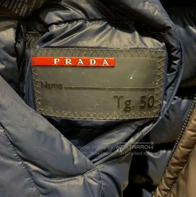 Other Prada Men's Blue Nylon Puffer Jacket. Size US M / EU 48-50 / 2 - 8 Thumbnail