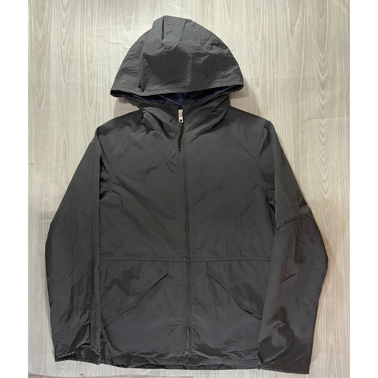 Rag & Bone Rag & Bone Hooded rain full zip Jacket Size 38 US S color Bl Size US S / EU 44-46 / 1 - 1 Thumbnail