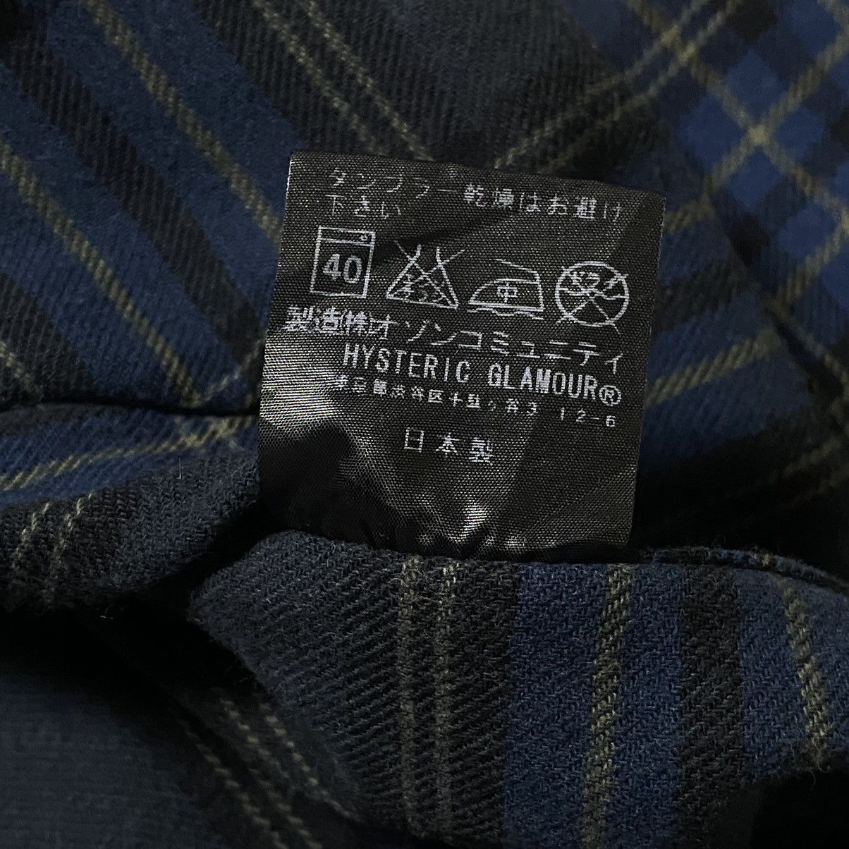 Hysteric Glamour Hysteric Glamour Detroit Michigan Herringbone Shirt Size US M / EU 48-50 / 2 - 6 Thumbnail