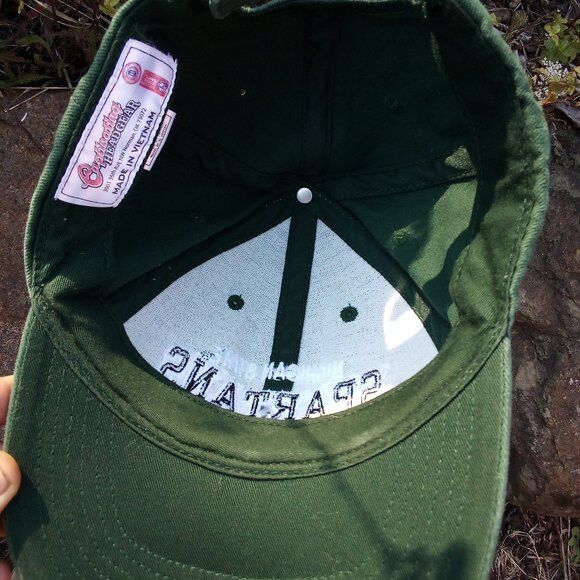 NCAA Michigan State Spartans Strap Back Hat Cap Size ONE SIZE - 5 Thumbnail