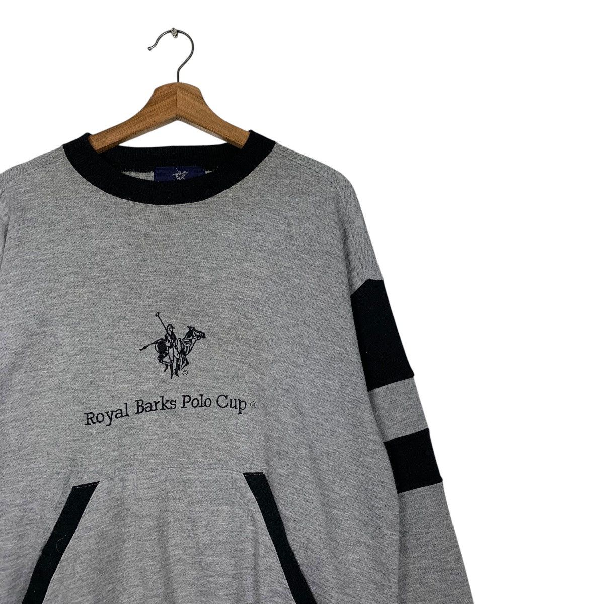 Japanese Brand Royal Barks Polo Cup Big Logo Crewneck Sweatshirt Size US M / EU 48-50 / 2 - 5 Thumbnail