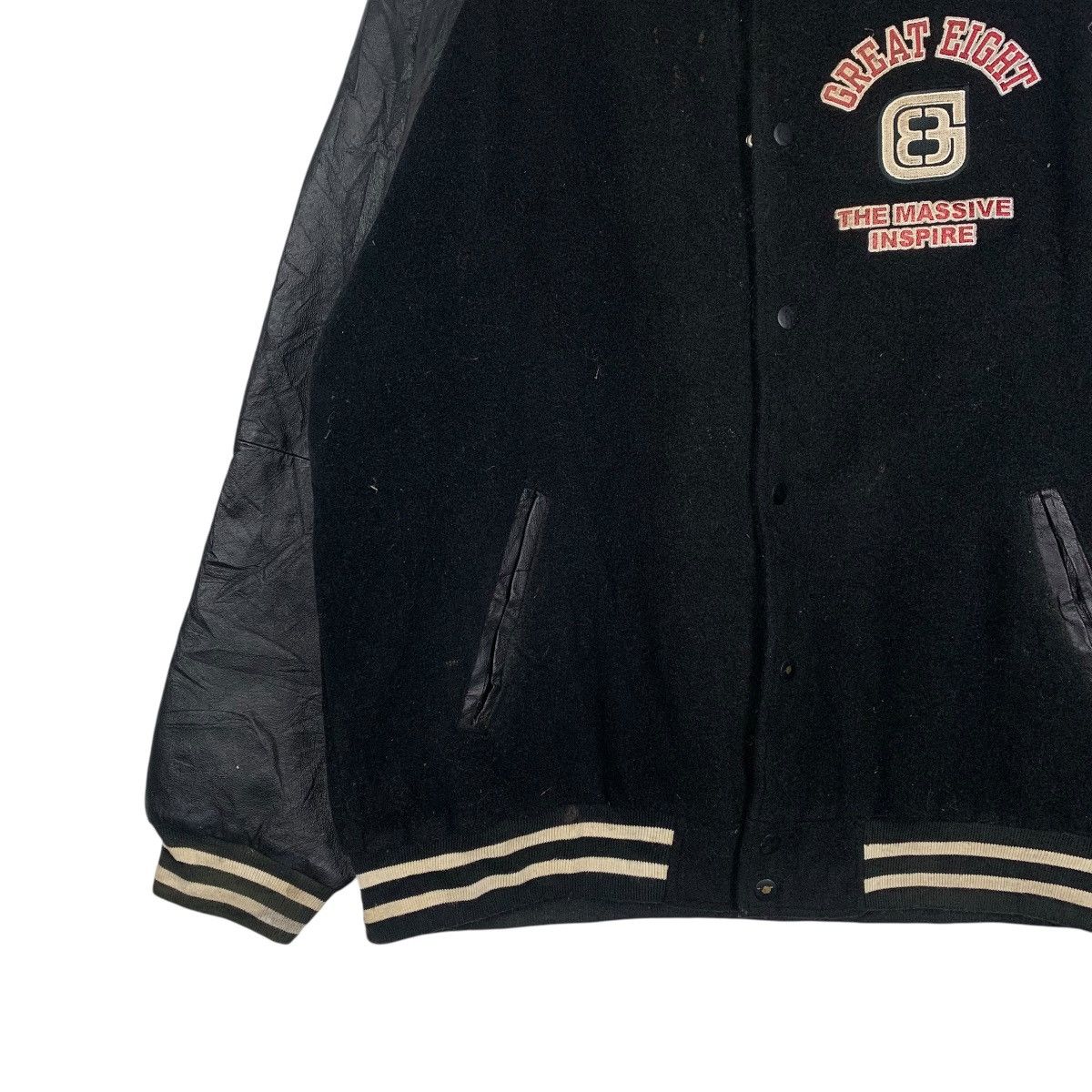 Japanese Brand Japanese Brand Great Eight Varsity Jacket Size US XL / EU 56 / 4 - 3 Thumbnail