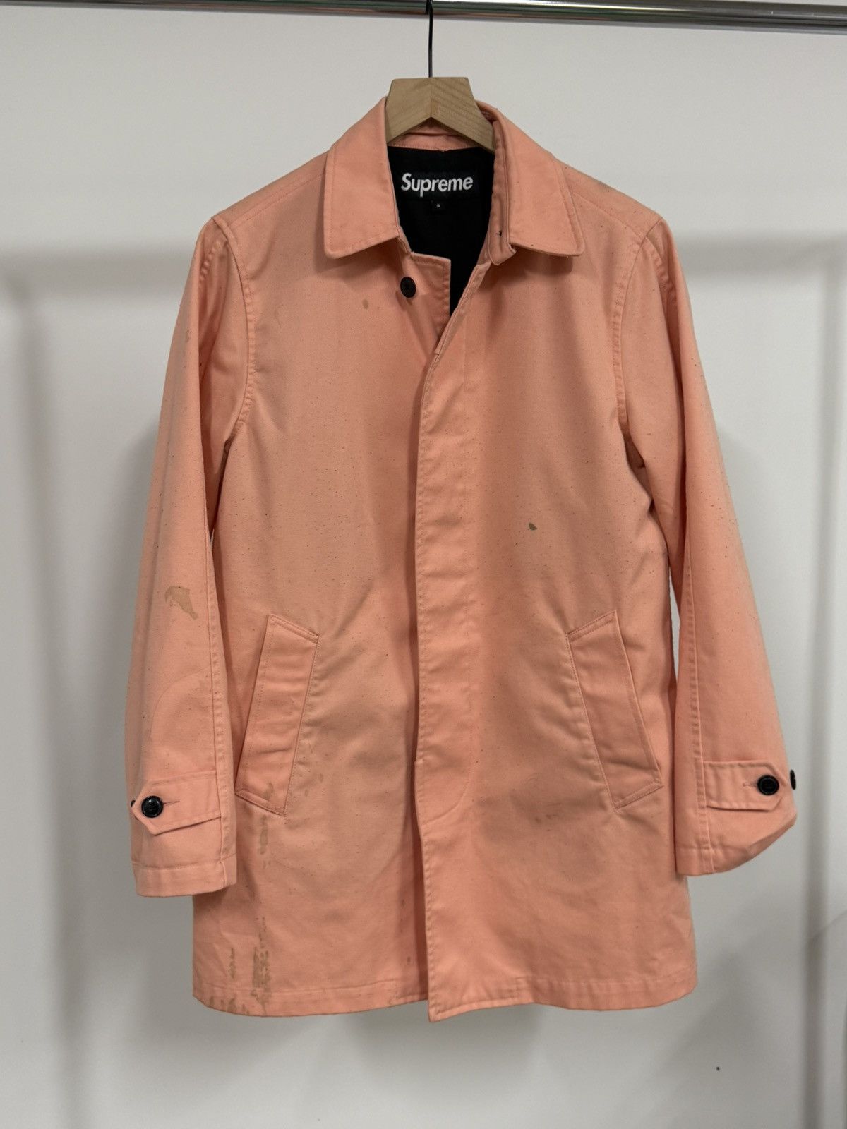 Supreme RARE Supreme Pink Trench Coat SS14 Size US S / EU 44-46 / 1 - 2 Thumbnail