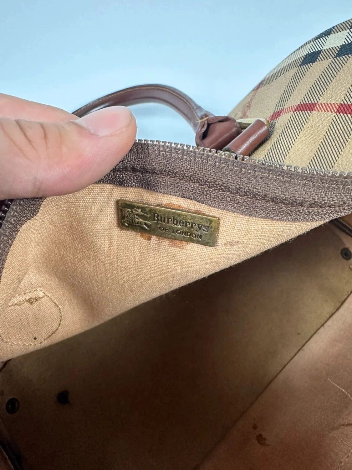 Burberry Burberry's Small Boston Speedy Travel Bag Size ONE SIZE - 15 Thumbnail