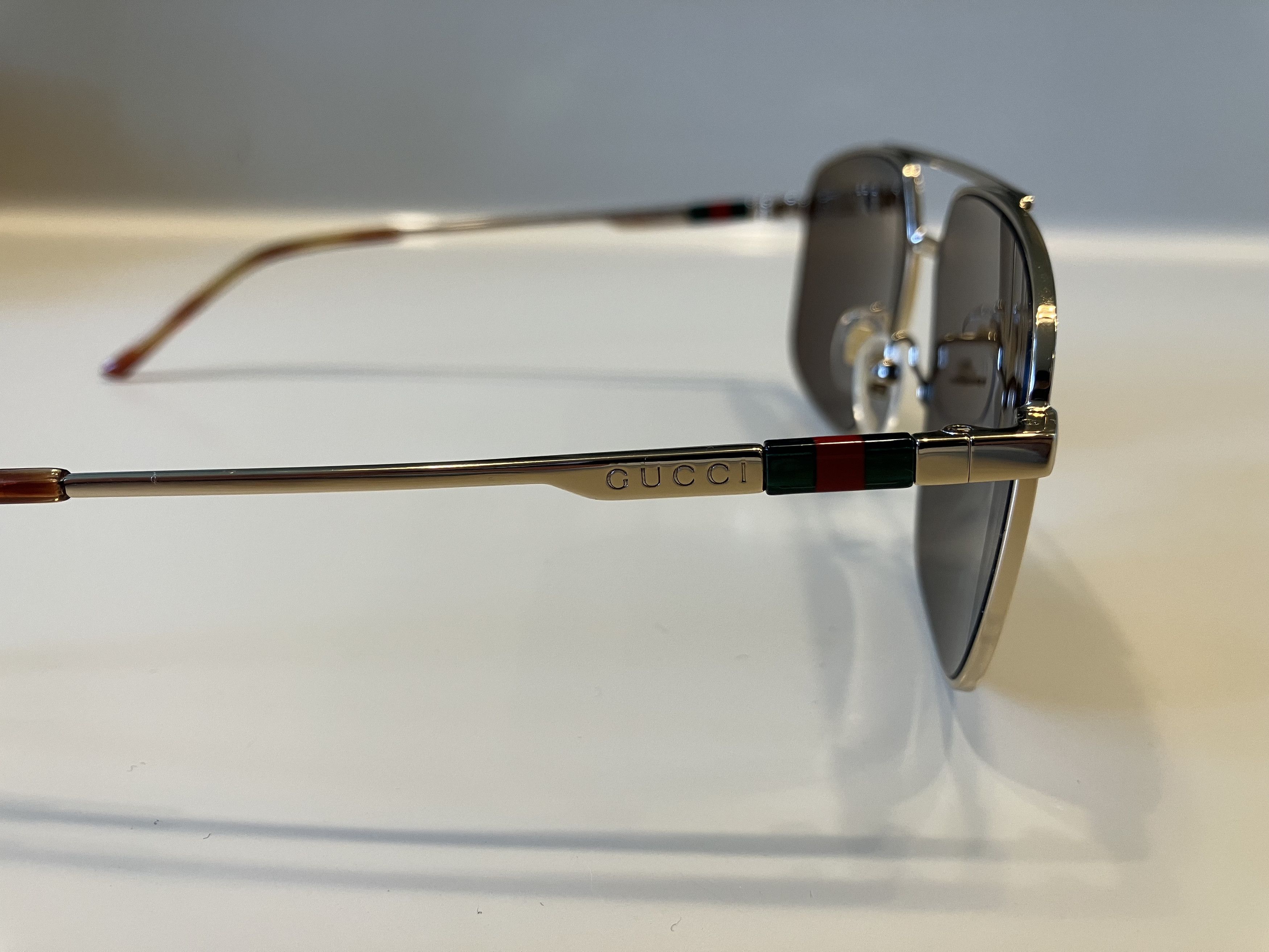 Gucci Gucci Men NAVIGATOR Sunglasses Aviator GG1676S 002 BRAND NEW Size ONE SIZE - 6 Thumbnail