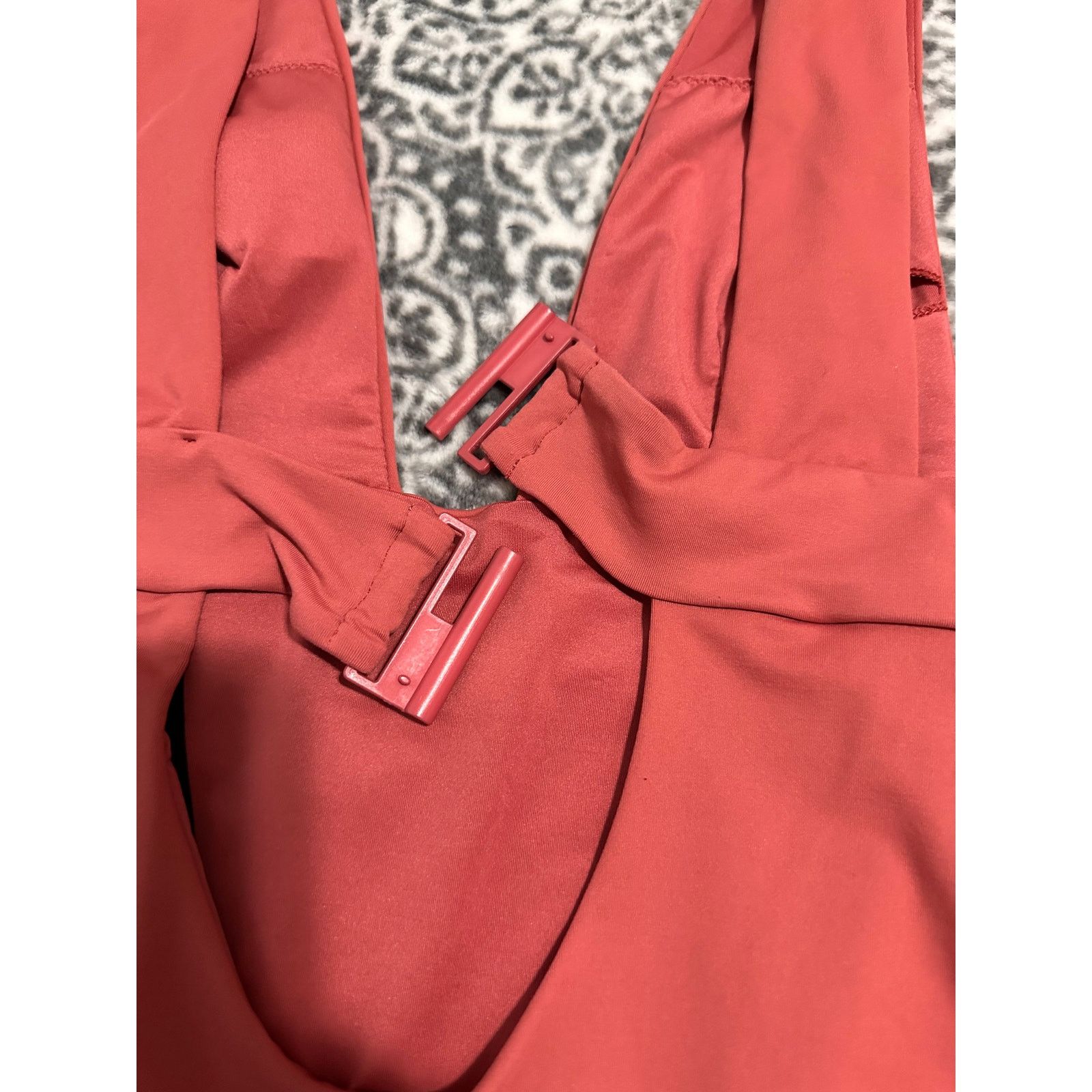 Zara Zara One Piece Bathing Suit Dark Coral Size Small Womens Size S / US 4 / IT 40 - 4 Thumbnail