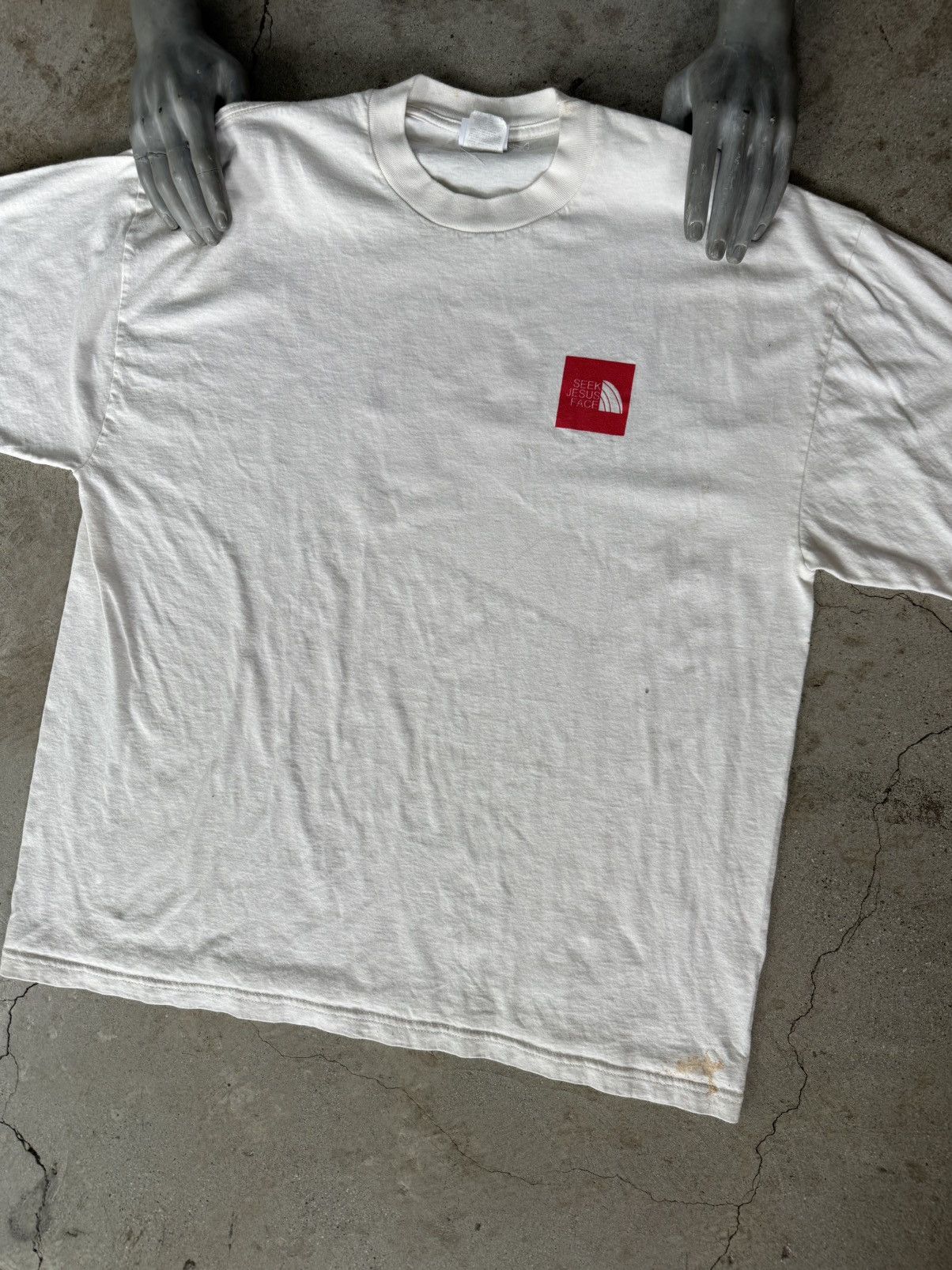 The North Face × Vintage VINTAGE 90’S NORTH FACE PARODY FLIP SPOOF HUMOR TEE SHIRT Size US XL / EU 56 / 4 - 3 Thumbnail