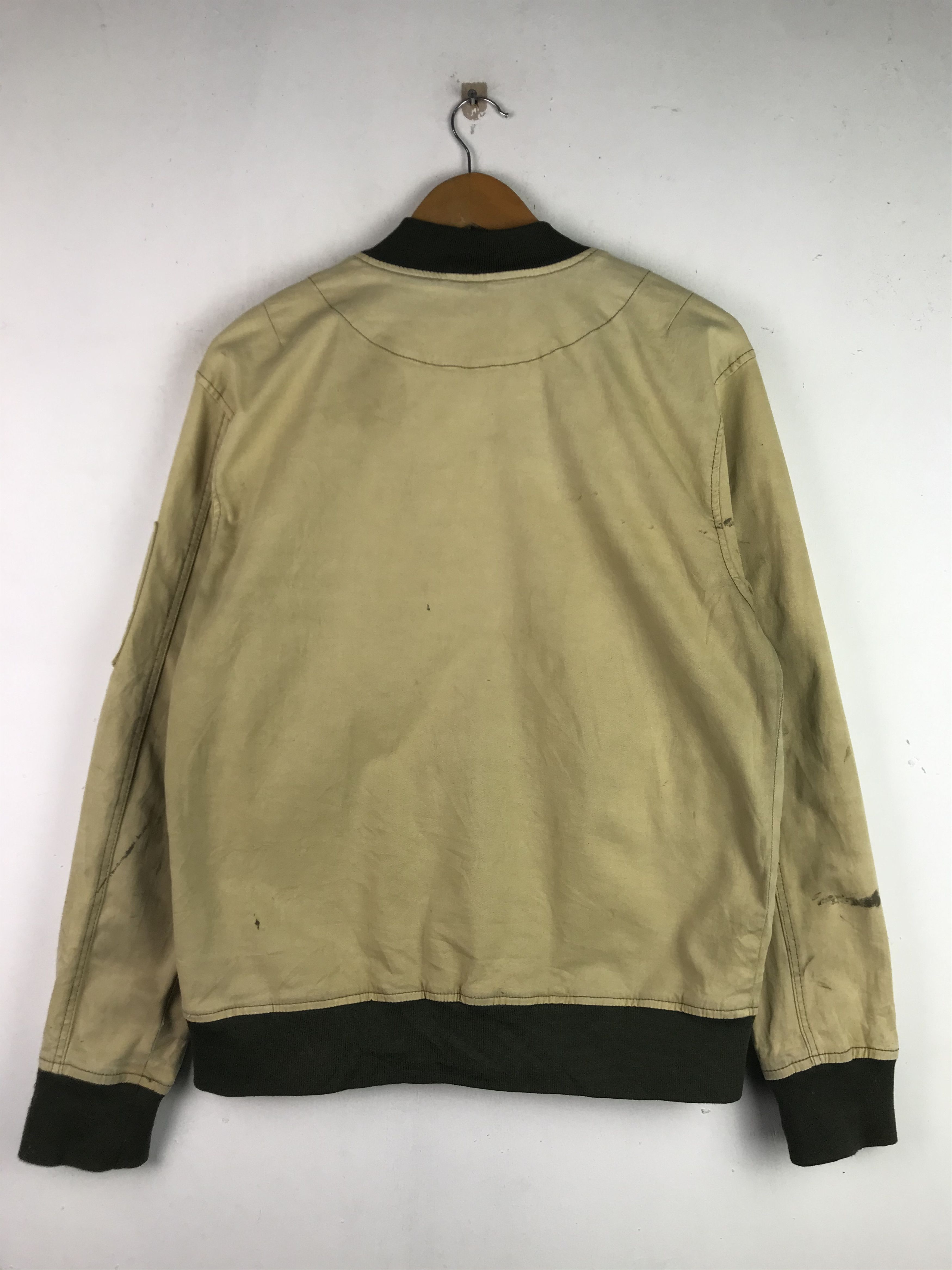 Japanese Brand × Vintage Vintage Distressed Full Zipper Tactical Bomber Jacket Size US L / EU 52-54 / 3 - 2 Thumbnail