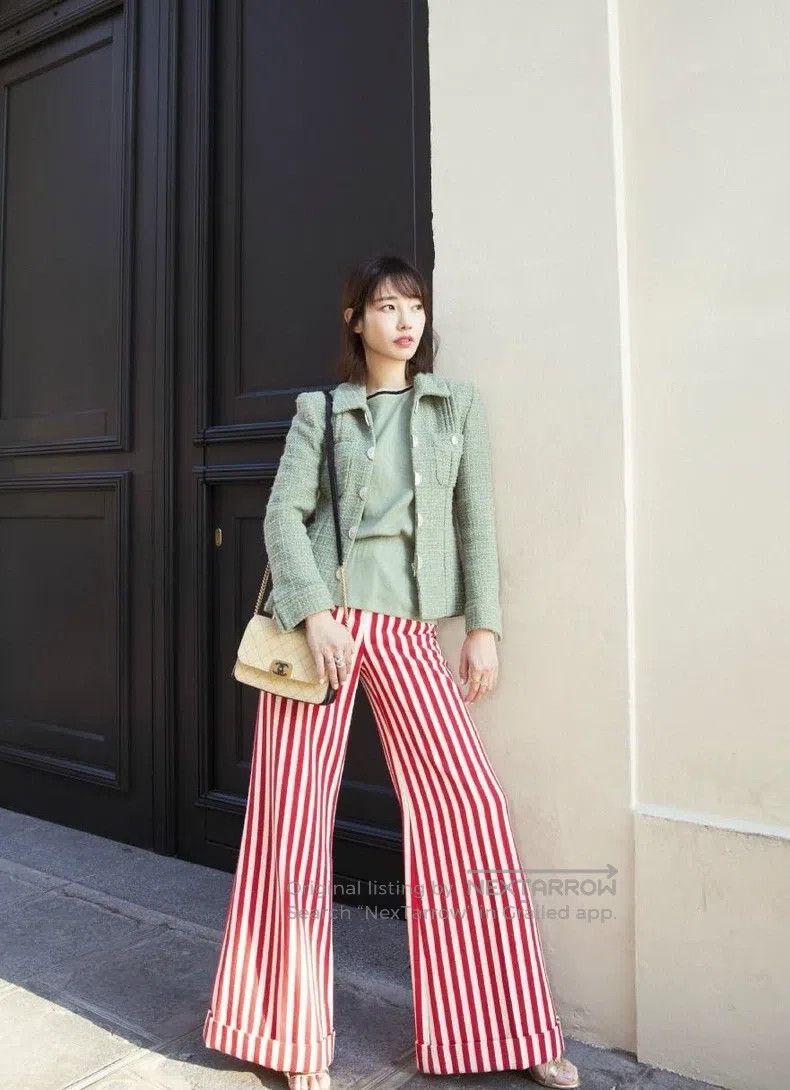 Chanel Chanel Cuban series green tweed jacket Size XXS / US 00 / IT 34 - 9 Thumbnail