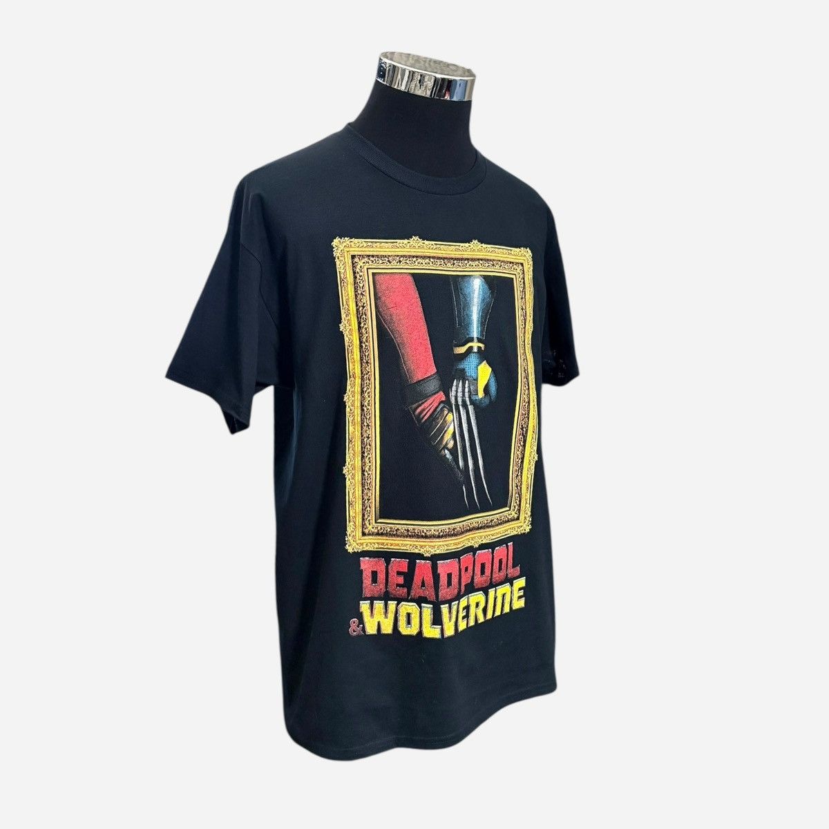Marvel Comics Marvel Studios Men’s Black Deadpool Graphic T-Shirt Sz L Size US L / EU 52-54 / 3 - 8 Thumbnail
