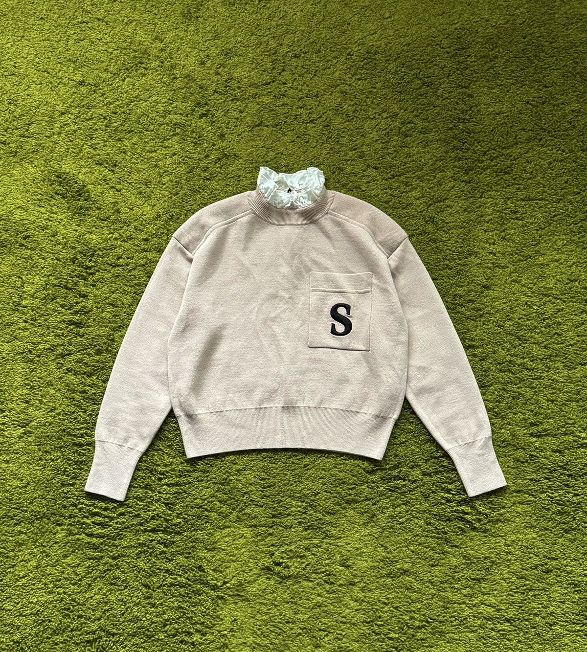 Sandro oldmoney style wool blend sweater