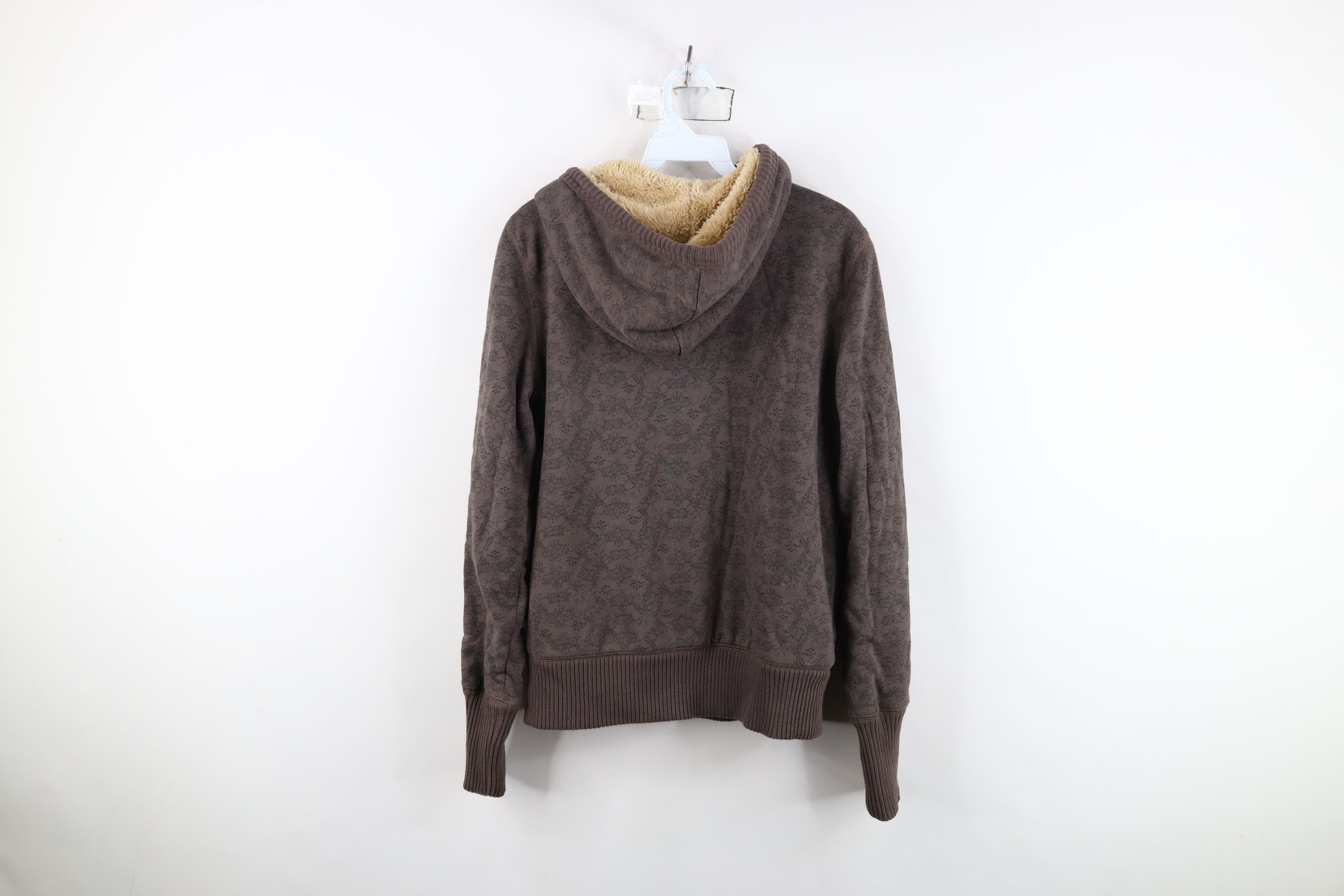 Aeropostale Vintage Y2K Aeropostale Lined Babydoll Flower Zip Hoodie Size L / US 10 / IT 46 - 12 Thumbnail