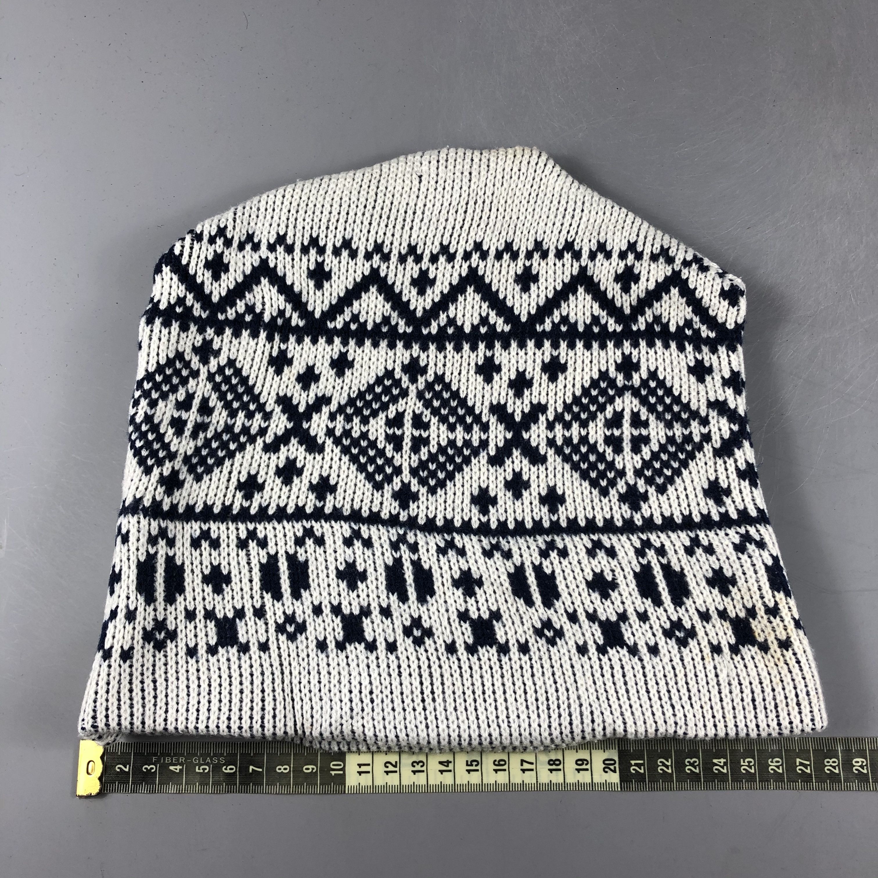 Japanese Brand × Vintage Unknown Fair Isle Beanie Snow Hat Snow Cap -D362 Size ONE SIZE - 4 Thumbnail