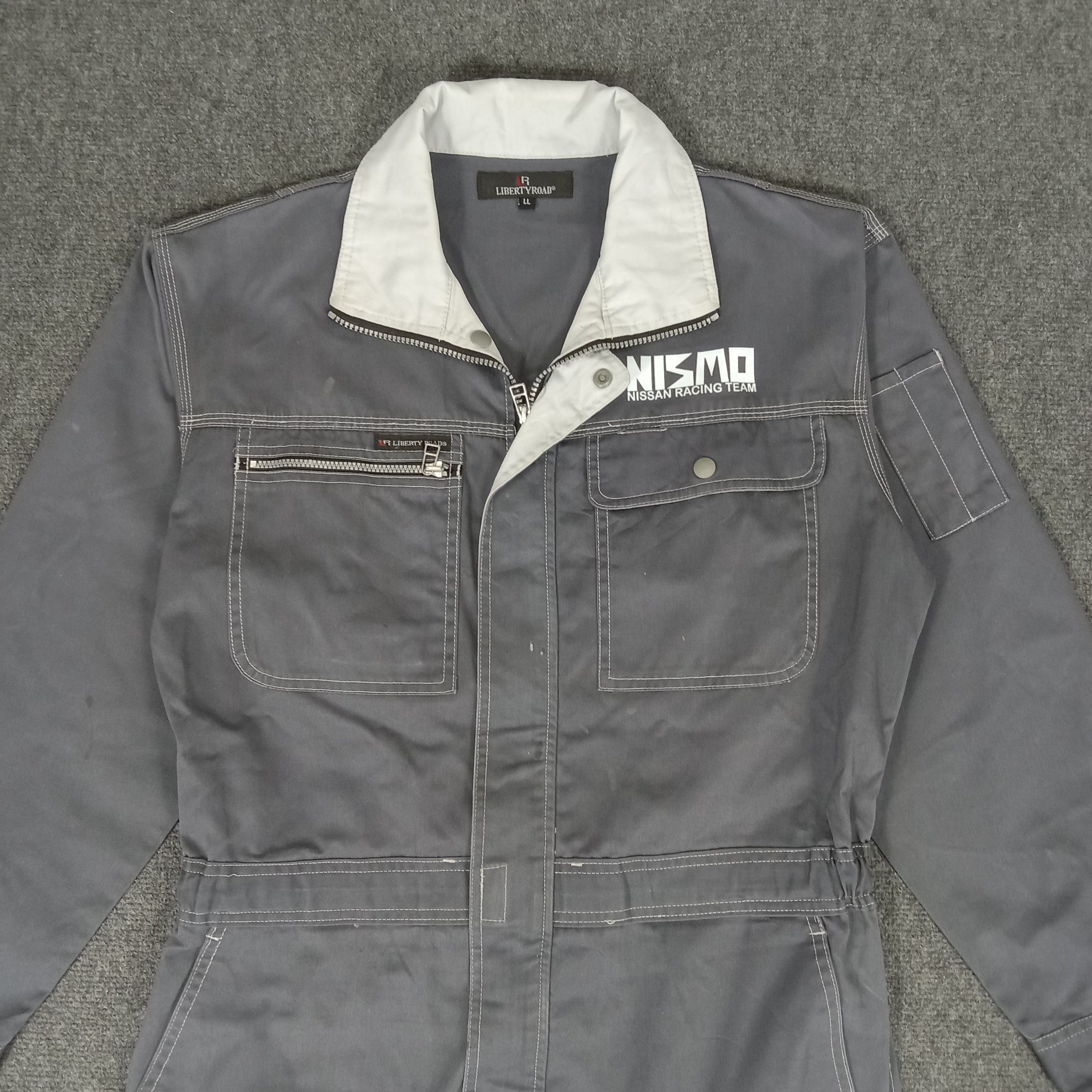 Japanese Brand × Vintage Nismo Nissan Racing Team Custom Art Coverall Jacket Size US L / EU 52-54 / 3 - 6 Thumbnail
