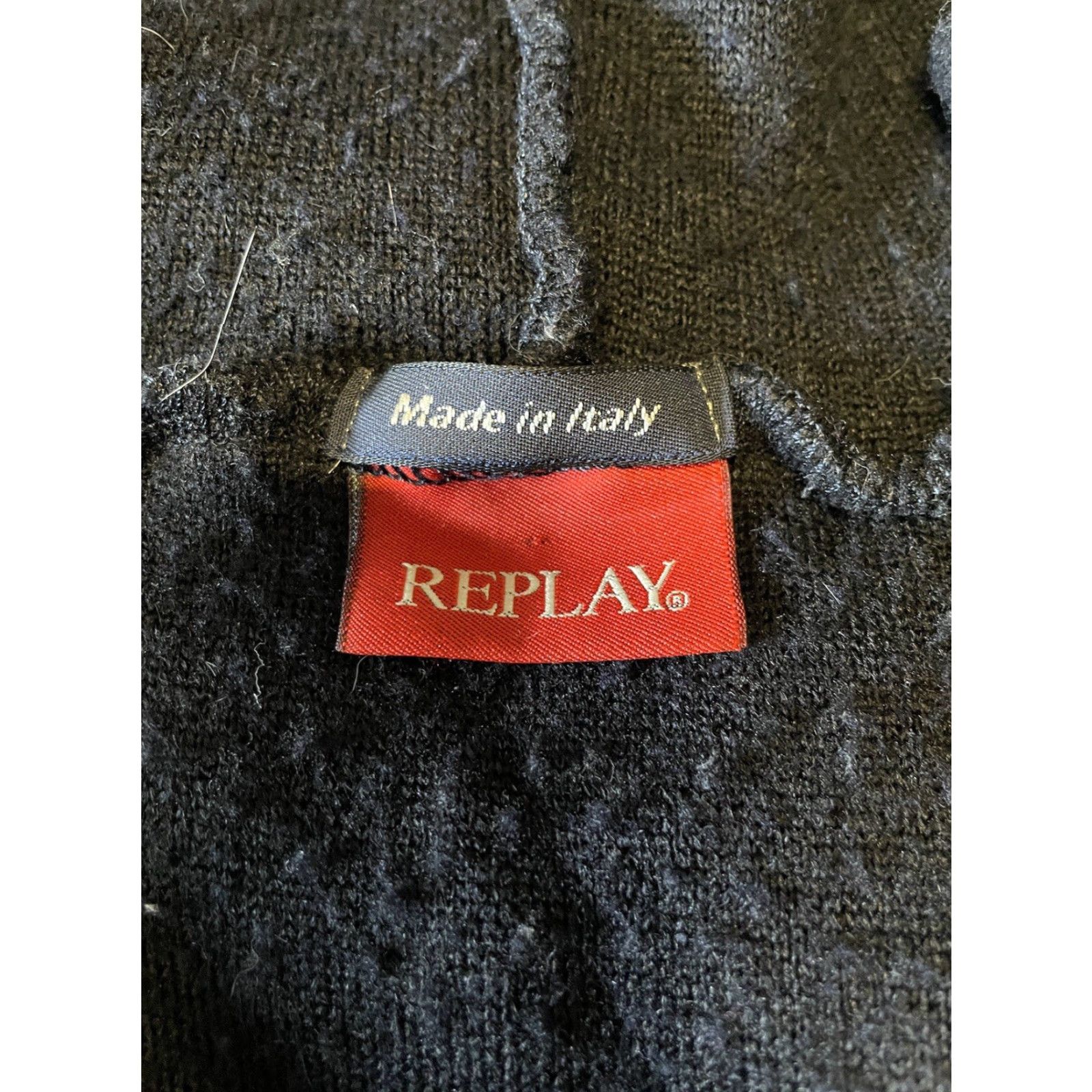 Replay Replay Vest Jacket Black Men L Winter Zip Up 50% Acrylic 50% Polyester Jacket/Outer Shell Blend Mens Size US L / EU 52-54 / 3 - 3 Thumbnail