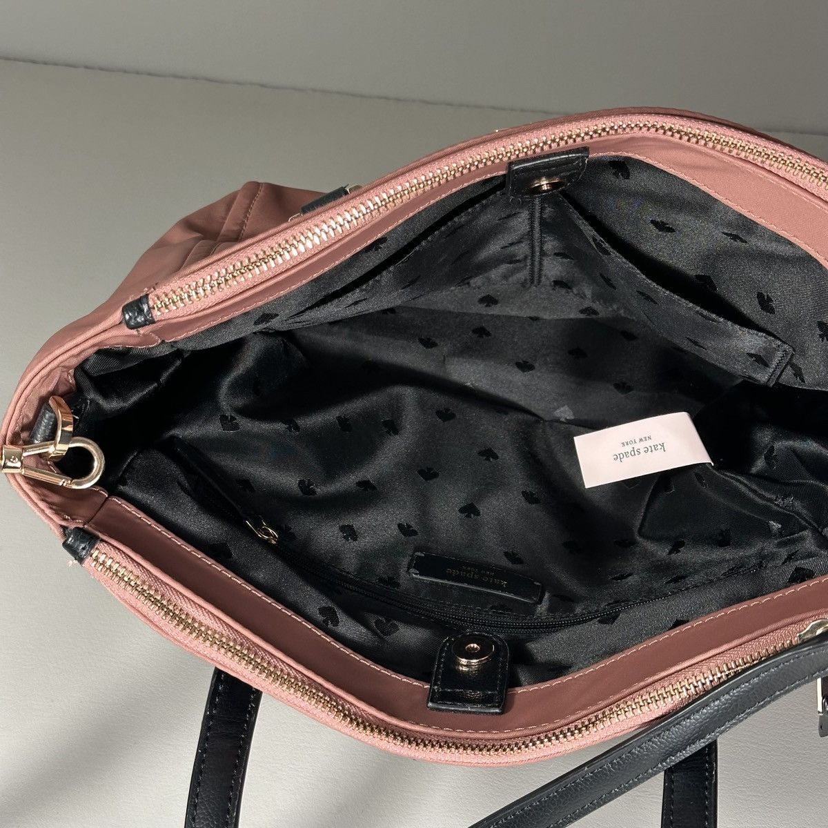Kate Spade Kate Spade Dawn Sparrow Dusty Mauve Nylon Satchel Bag Size ONE SIZE - 7 Thumbnail