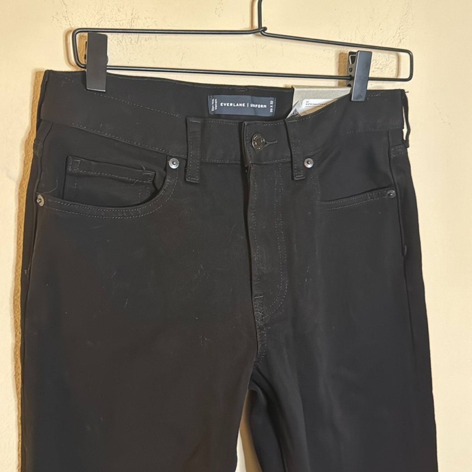 Everlane Everlane Men’s Straight Leg Slim Fit Denim Jeans Black 29x32 Size US 29 - 5 Thumbnail