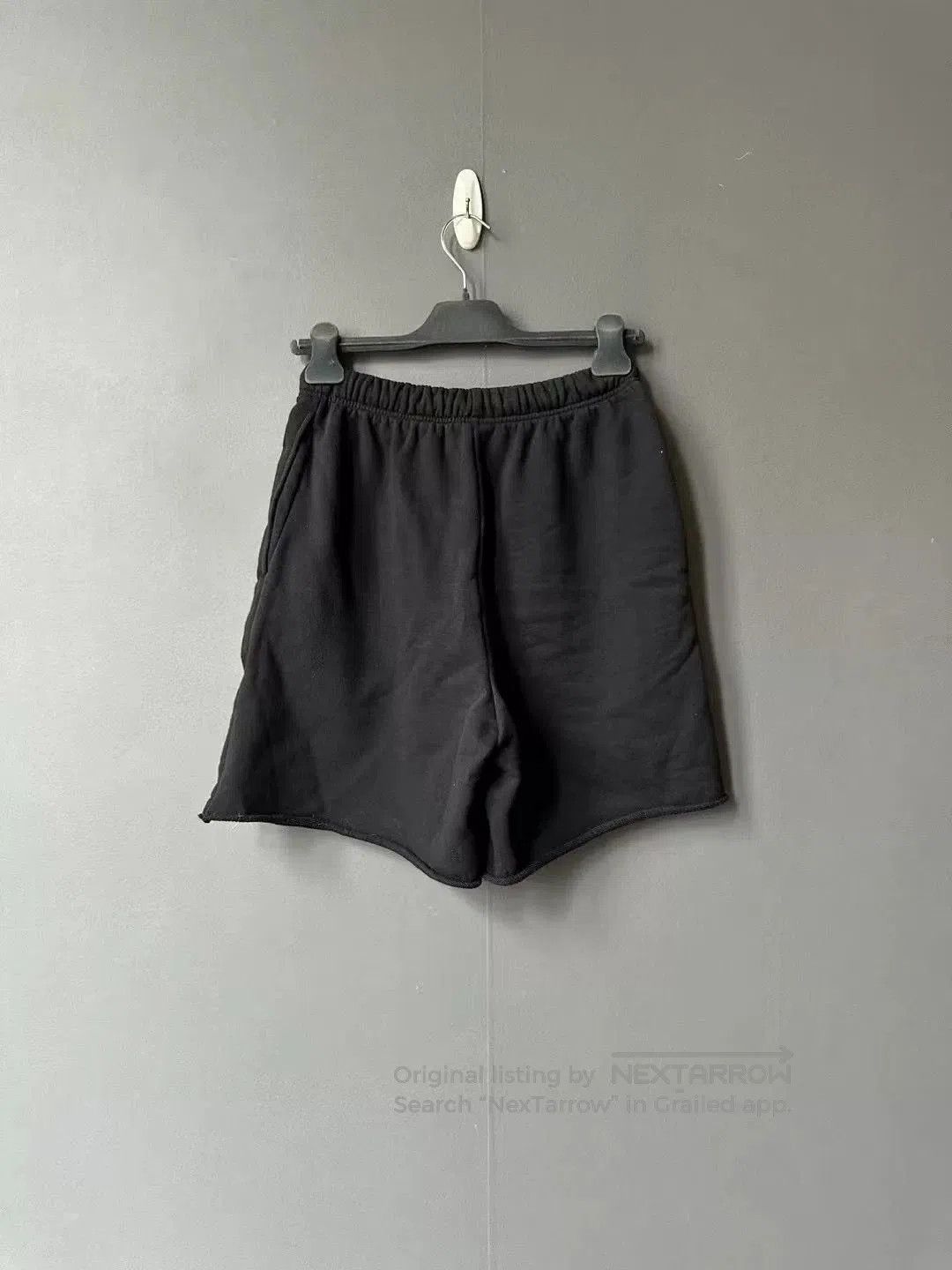 Celine Celine Black Embroidered Logo Shorts. Size 22" - 2 Thumbnail