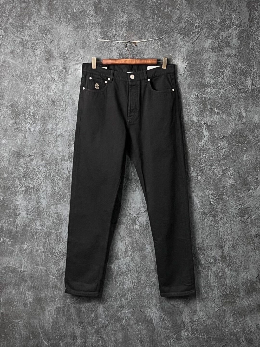 Brunello Cucinelli Brunello Cucinelli Denim Cotton Black Denim Jeans 32 Men Size US 32 / EU 48 - 1 Thumbnail